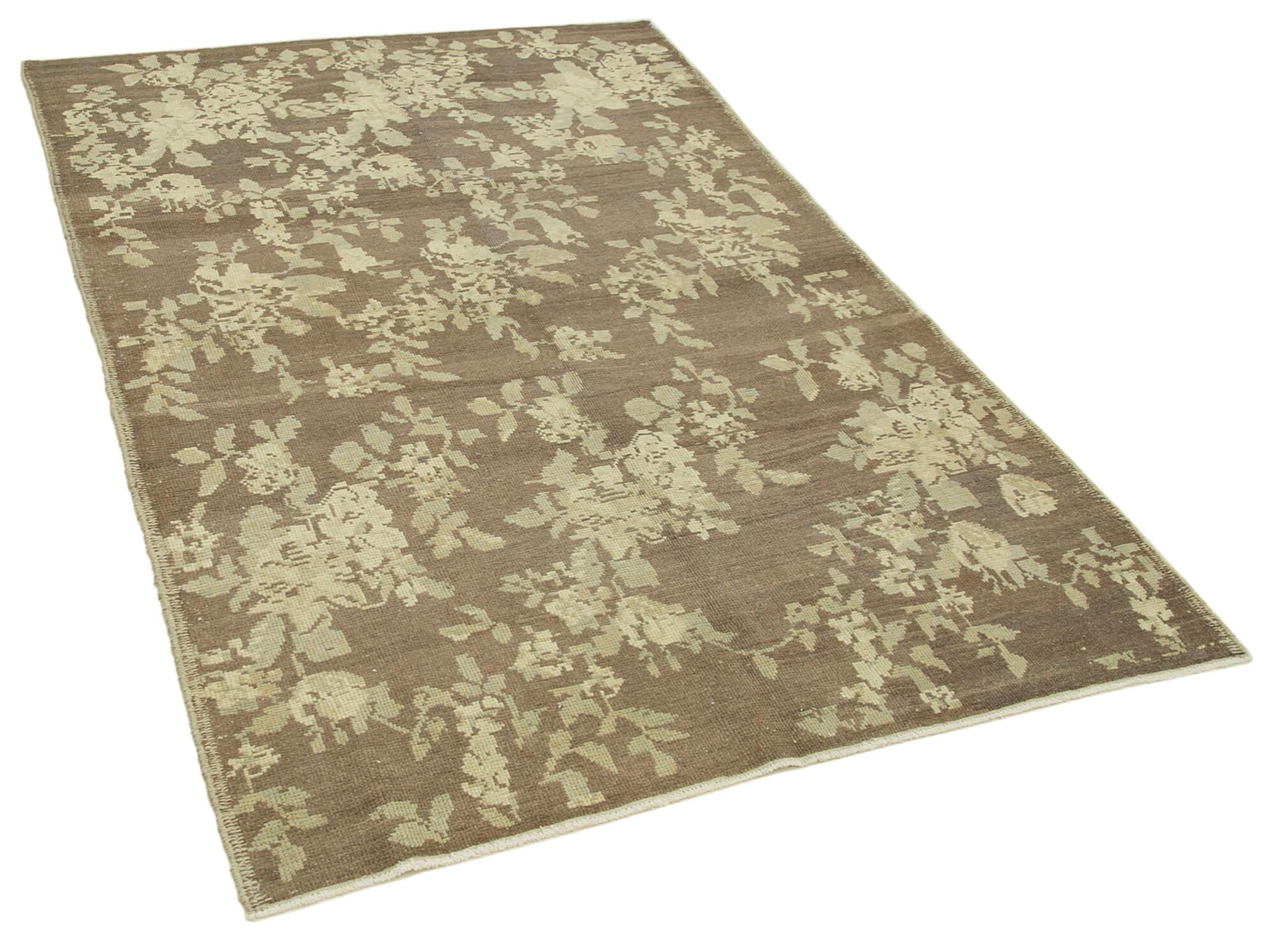 4 x 6 Beige Vintage Anatolian Rug - 2726