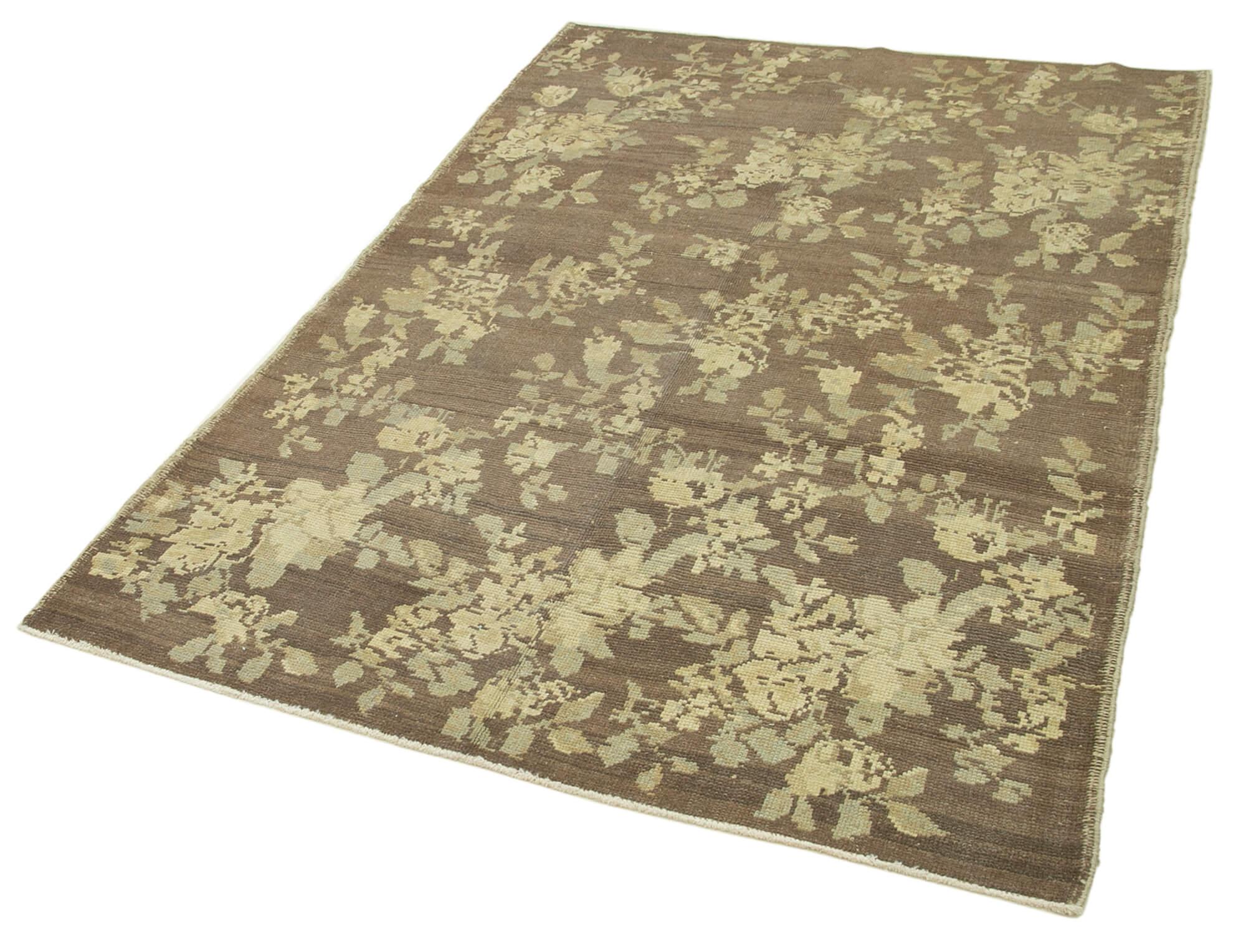 4 x 6 Beige Vintage Anatolian Rug - 2726