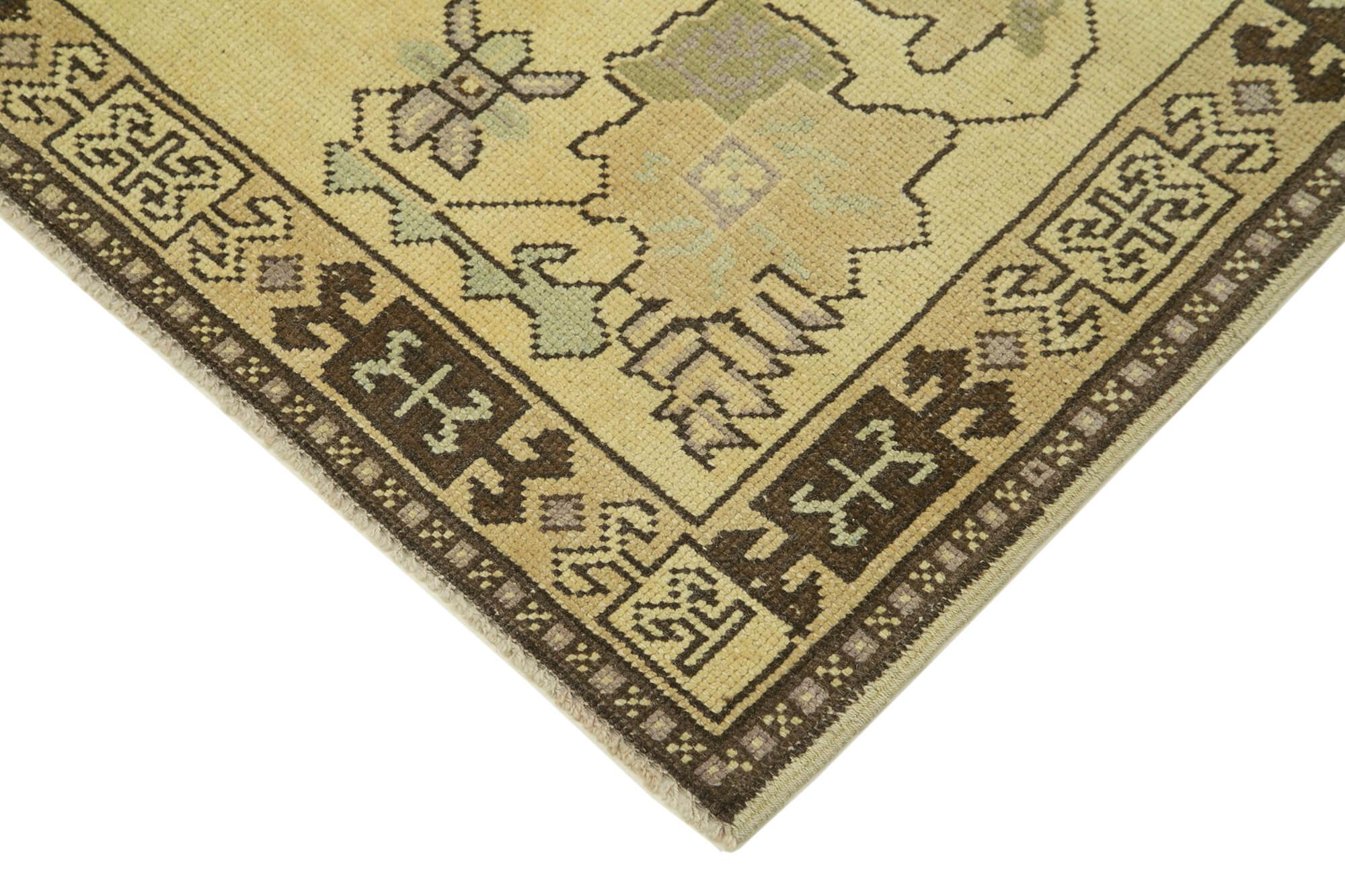 4 x 7 Beige Vintage Anatolian Rug - 2727