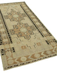 4 x 7 Beige Vintage Anatolian Rug - 2729