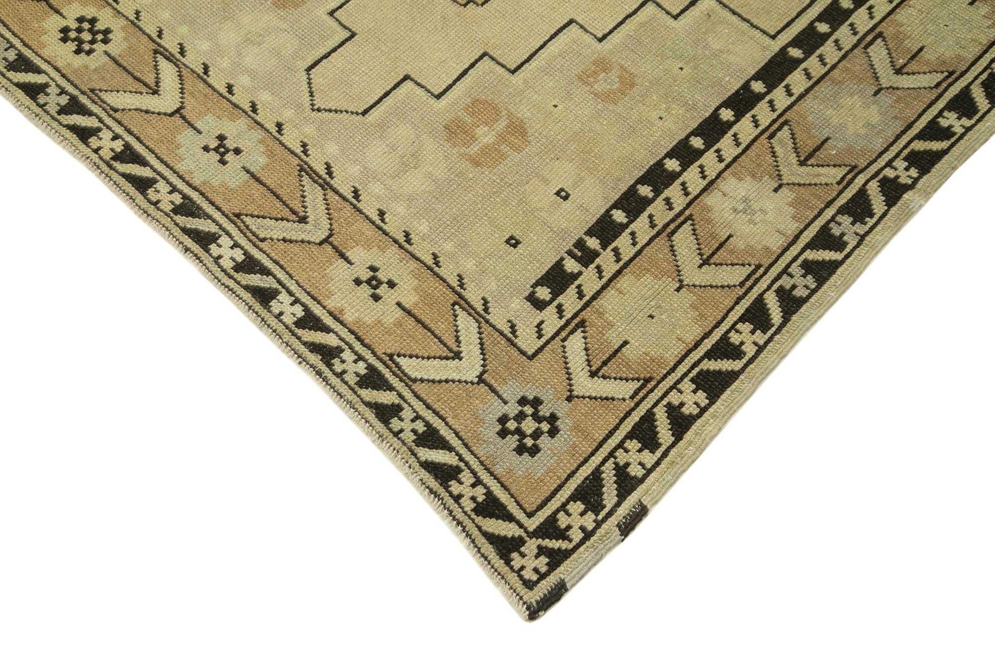 4 x 7 Beige Vintage Anatolian Rug - 2729