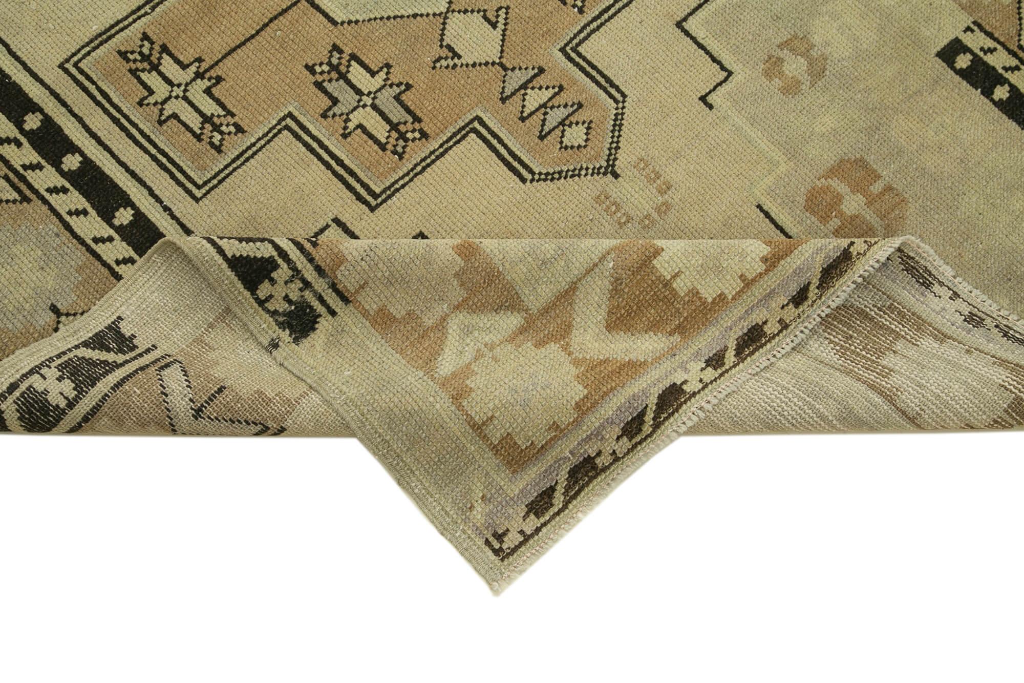 4 x 7 Beige Vintage Anatolian Rug - 2729