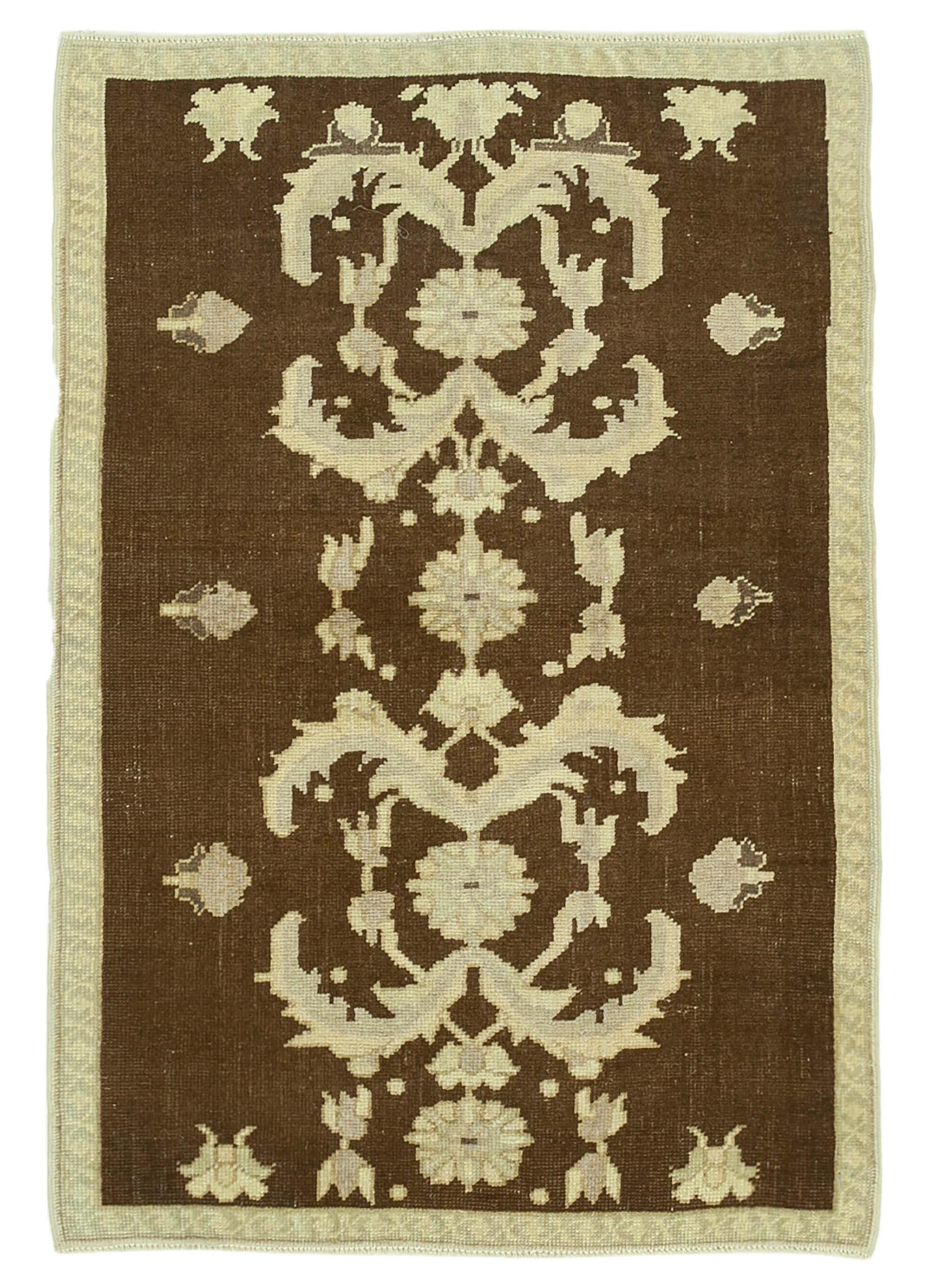 3 x 5 Beige Vintage Anatolian Rug - 2730