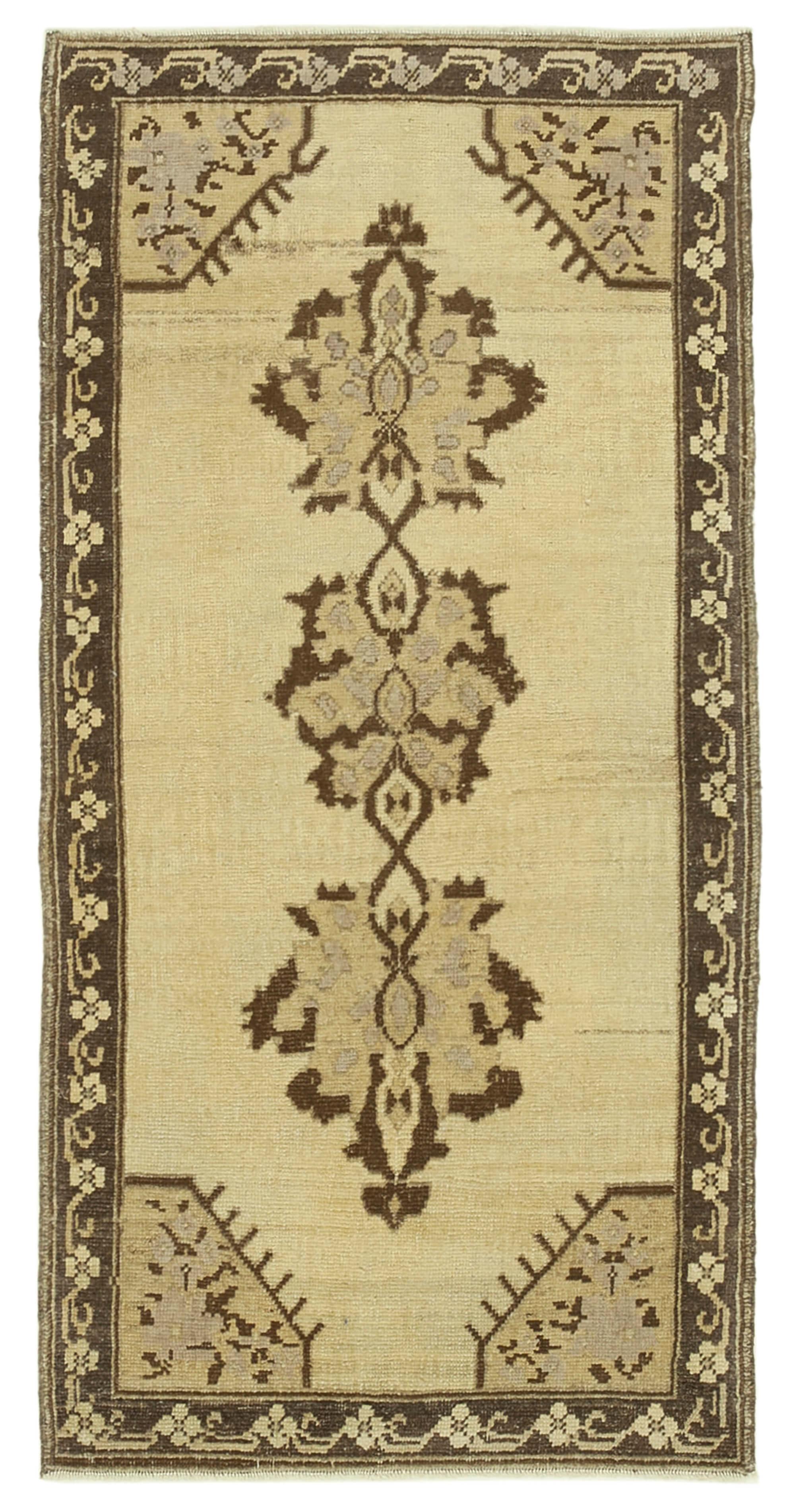 3 x 6 Beige Vintage Anatolian Rug - 2733