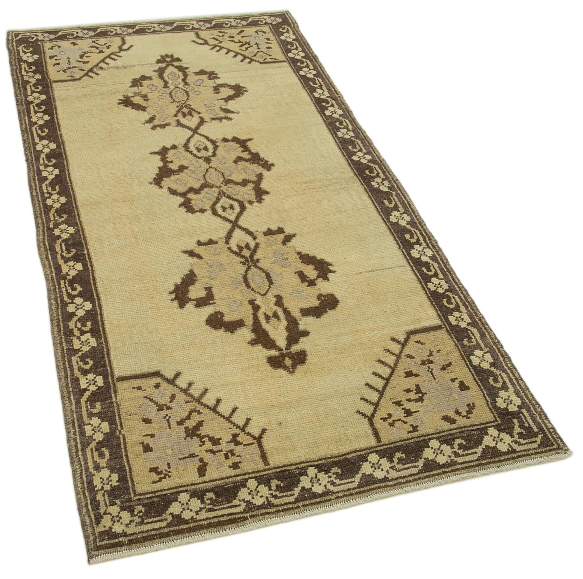 3 x 6 Beige Vintage Anatolian Rug - 2733