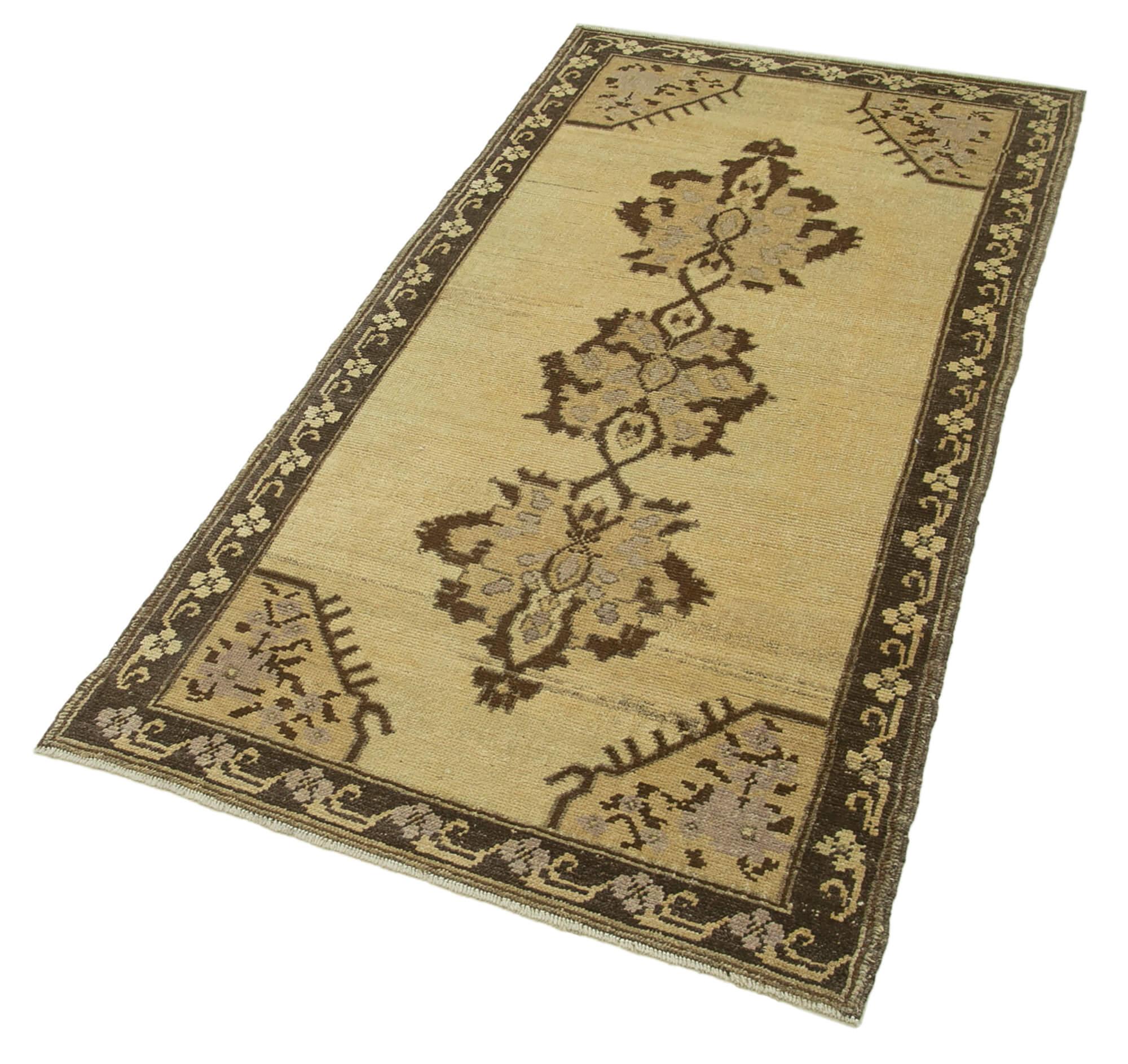 3 x 6 Beige Vintage Anatolian Rug - 2733