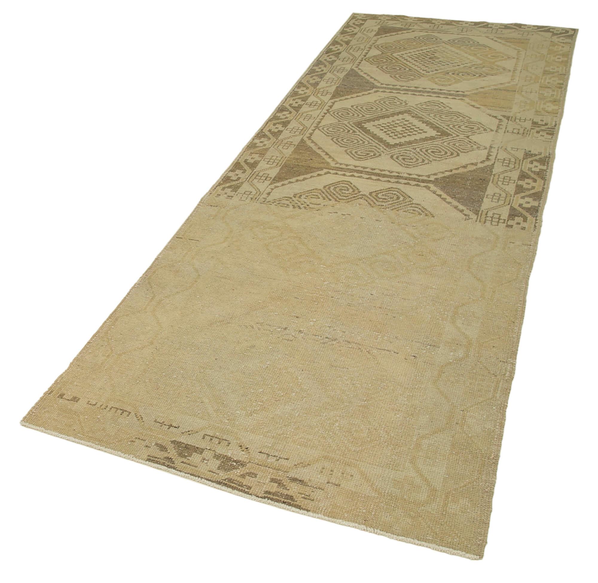 3 x 10 Beige Vintage Anatolian Rug - 2734