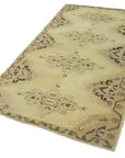 4 x 7 Beige Vintage Anatolian Rug - 2736