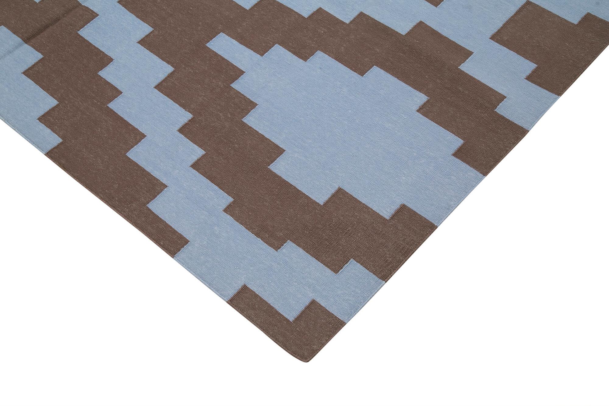 6 x 9 Brown Dhurrie Rug - 2846