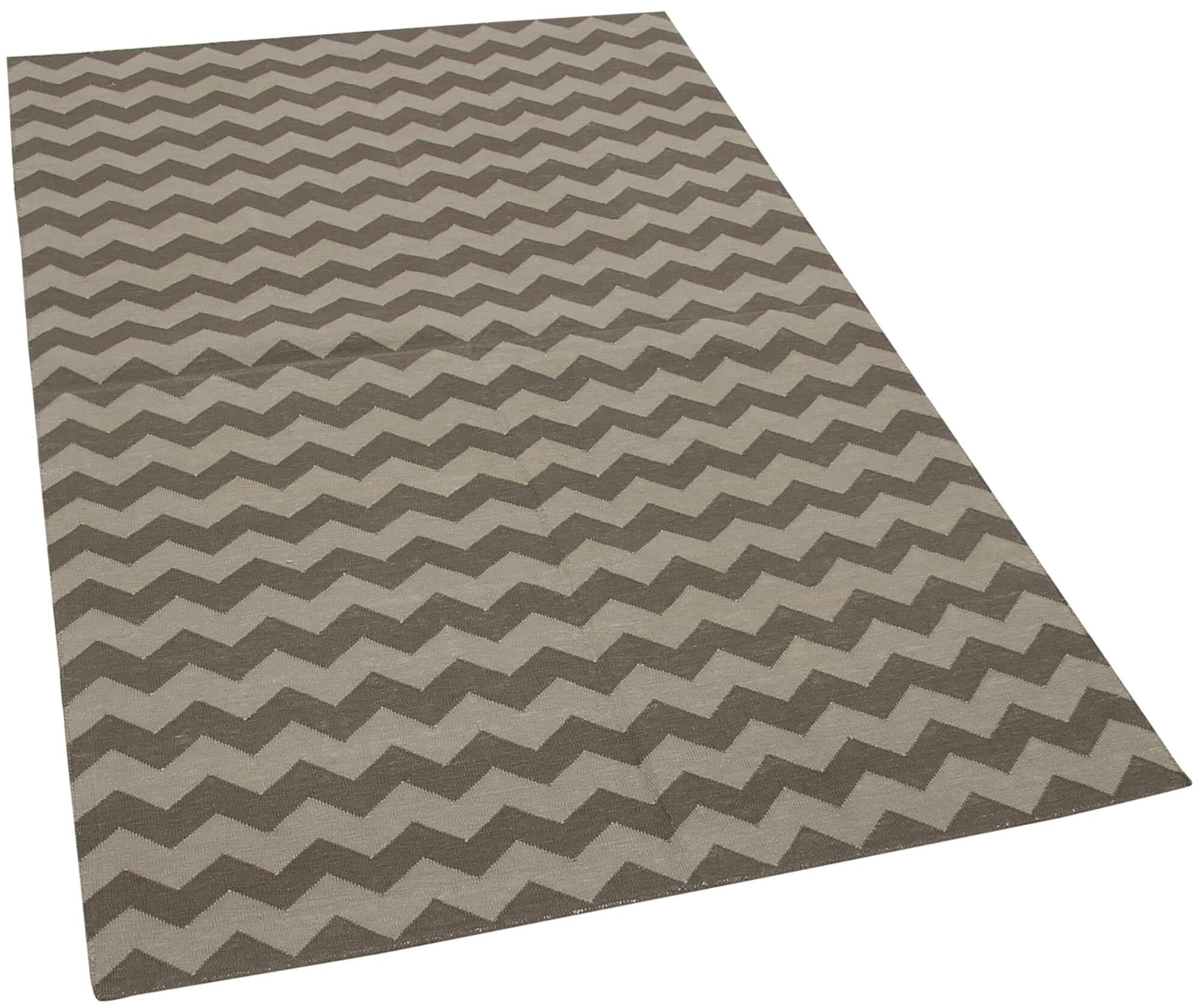 3 x 5 Brown Dhurrie Rug - 2927