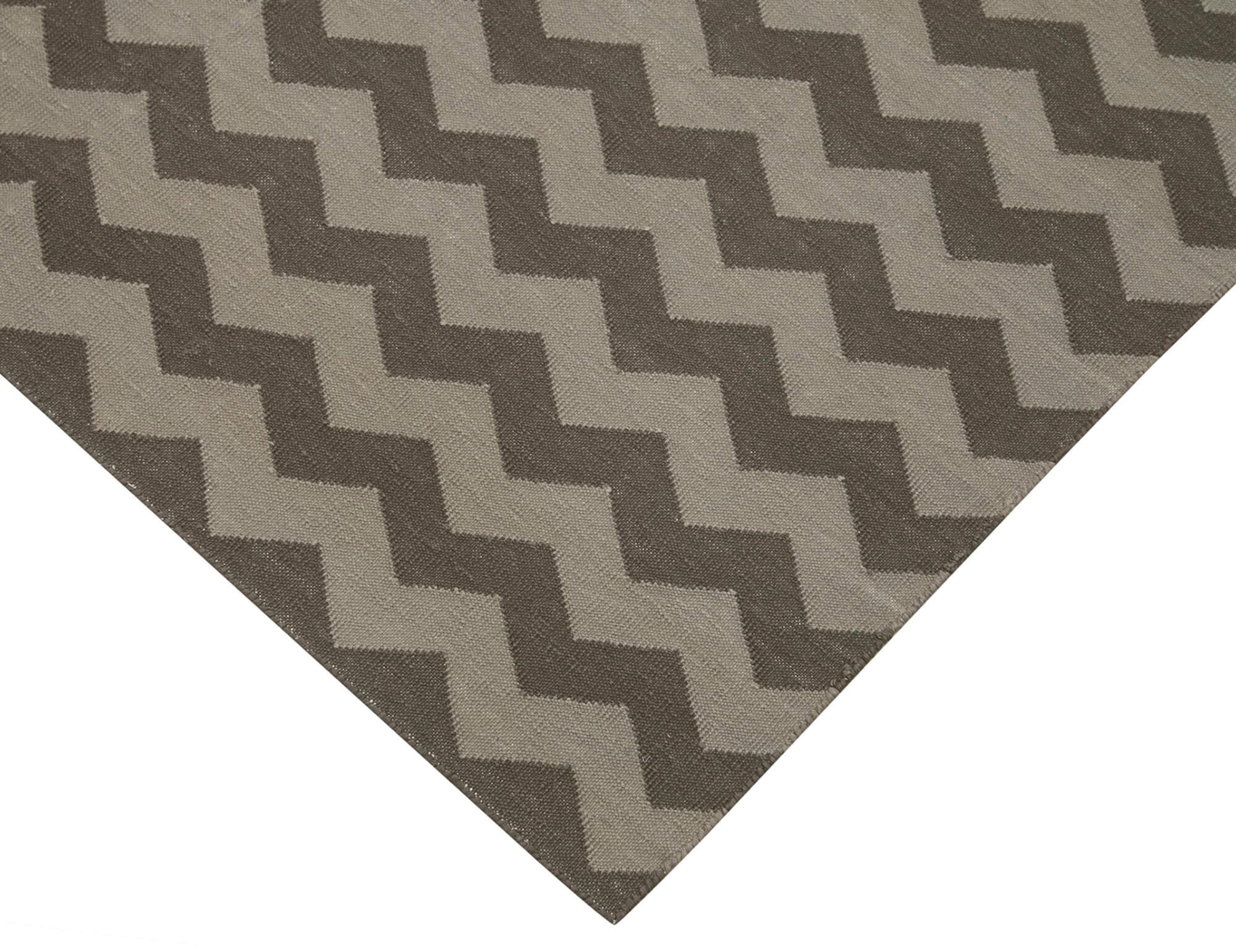 3 x 5 Brown Dhurrie Rug - 2927