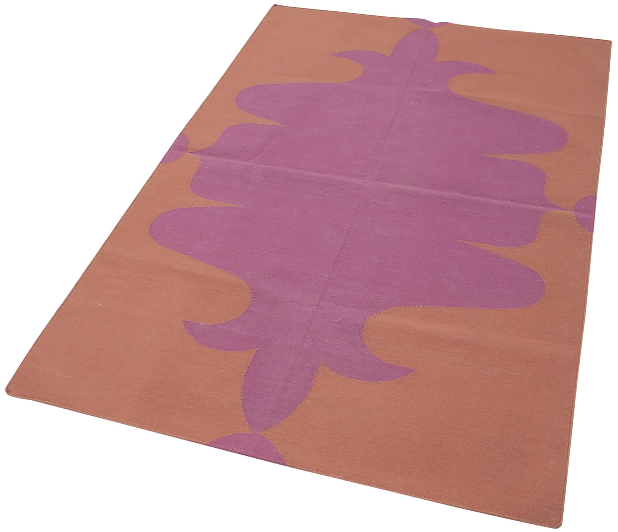 3 x 5 Fuchsia Dhurrie Rug - 2928