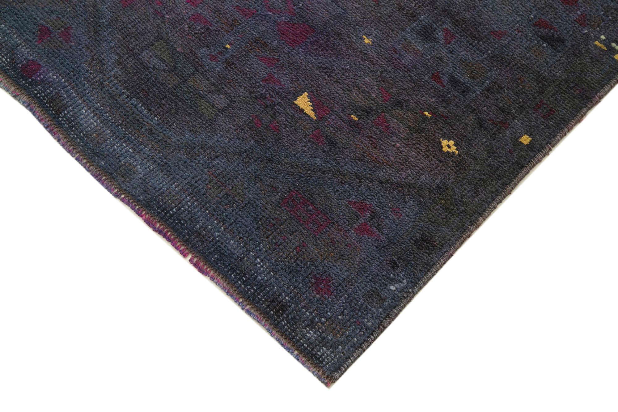 3 x 10 Purple Boho Runner Rugs - 3071