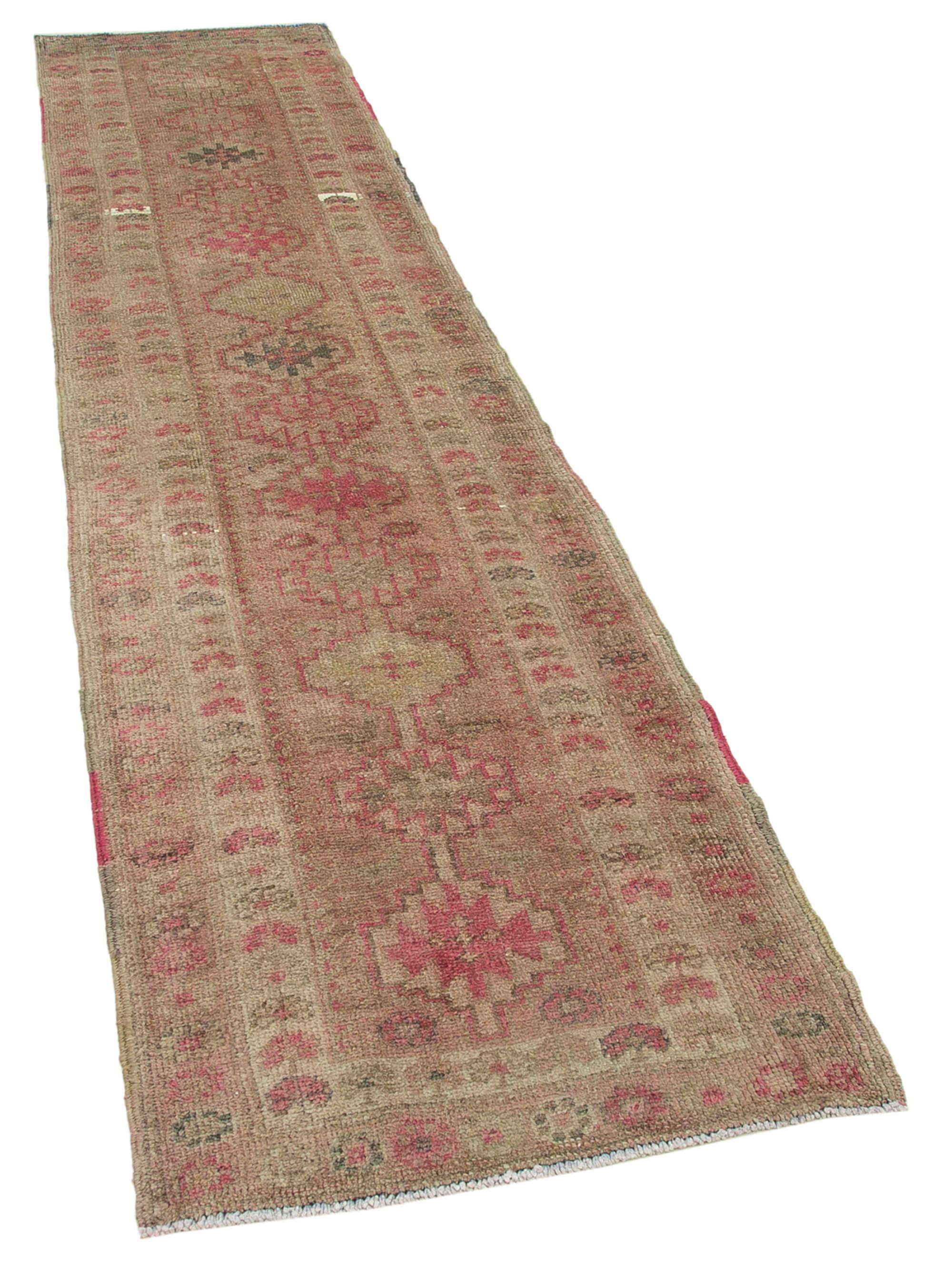 2 x 11 Beige Boho Runner Rugs - 3082