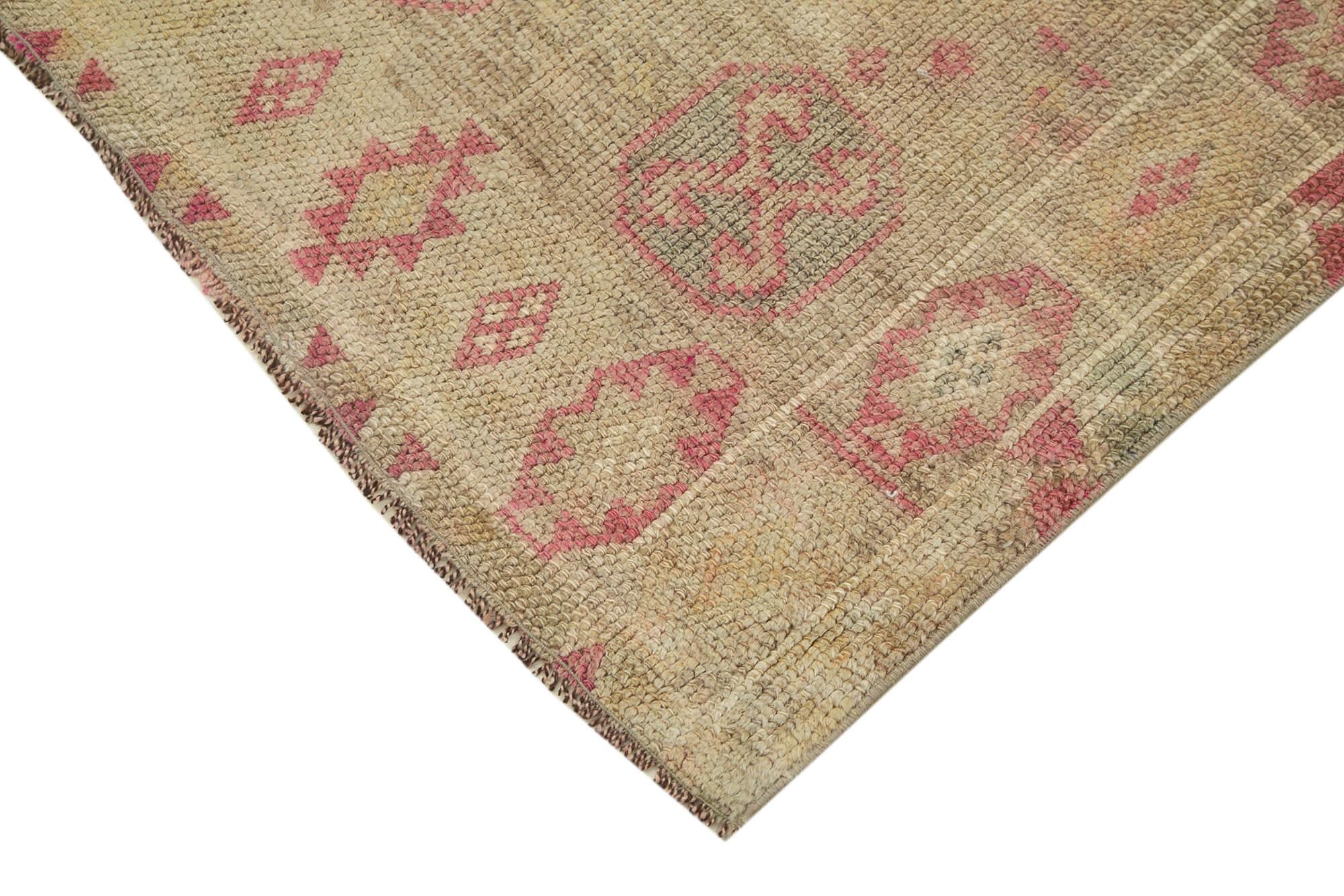 3 x 10 Beige Boho Runner Rugs - 3083