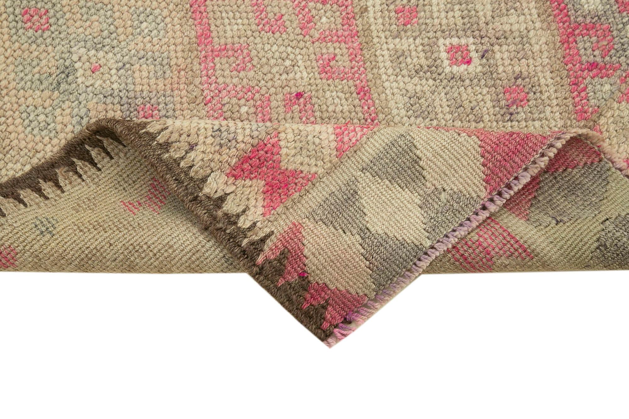 3 x 14 Beige Boho Runner Rugs - 3084