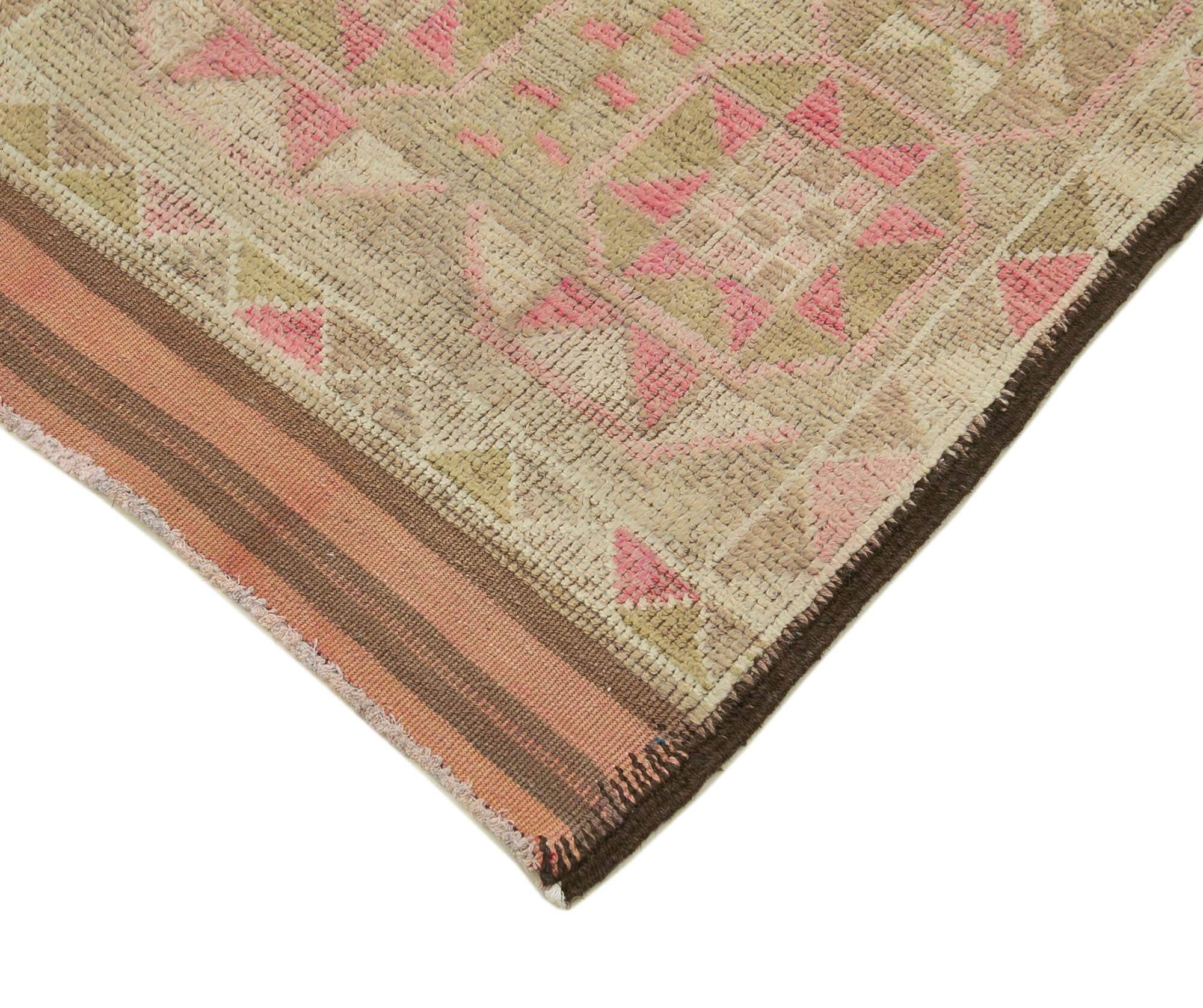 3 x 11 Beige Boho Runner Rugs - 3092