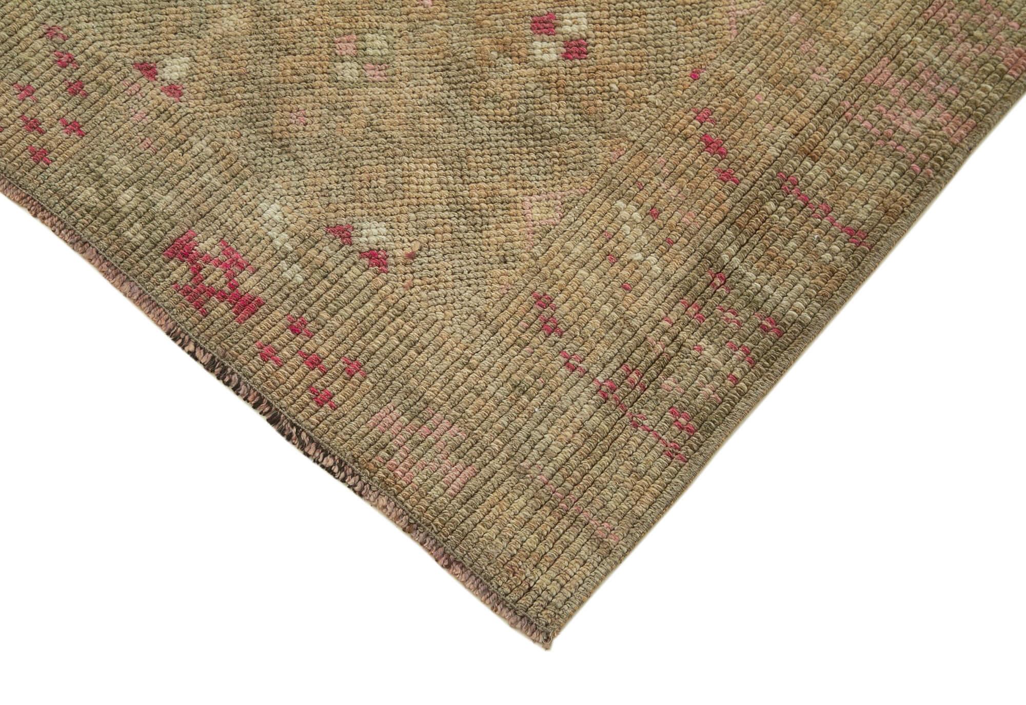 3 x 12 Beige Boho Runner Rugs - 3096