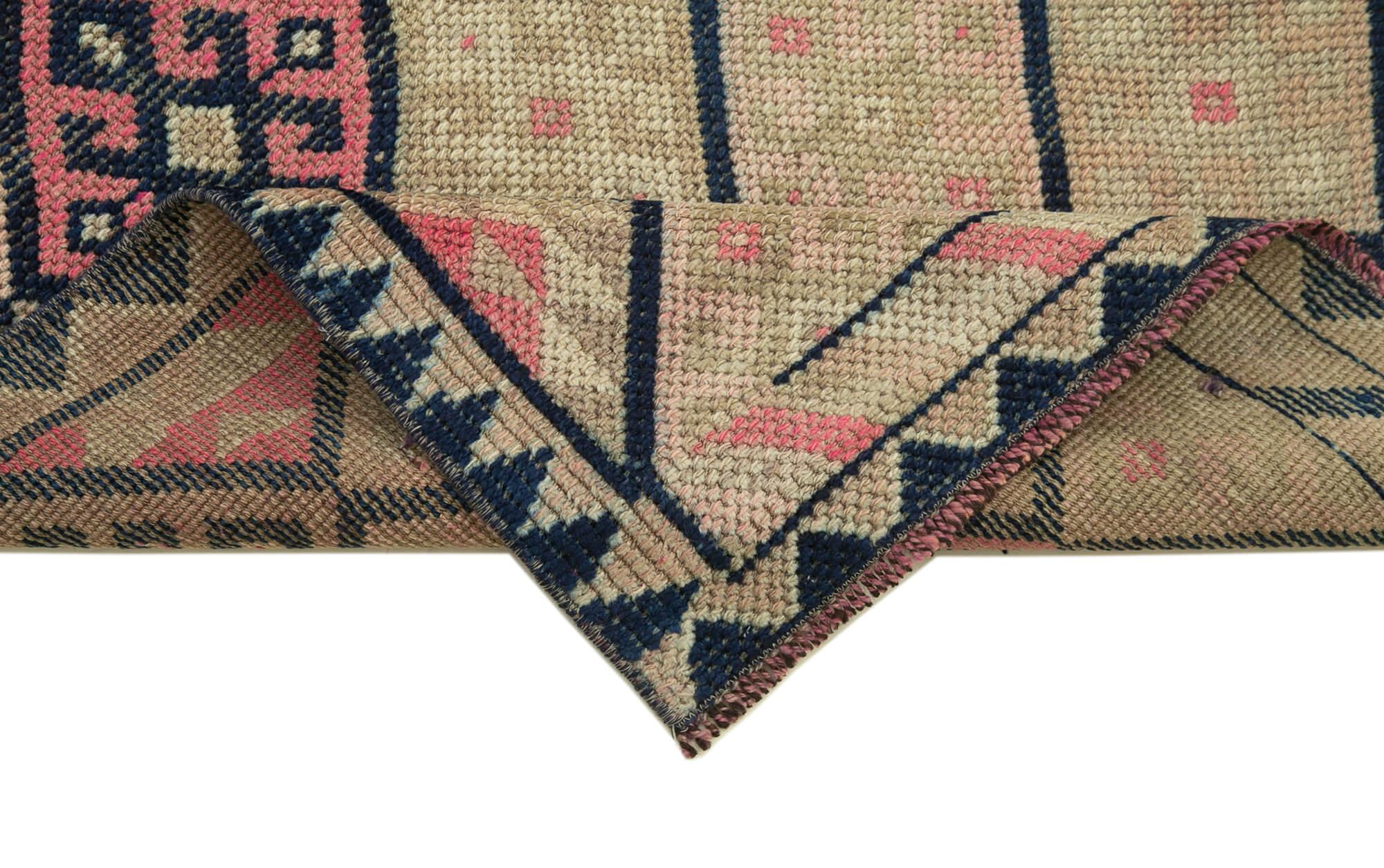 3 x 12 Beige Boho Runner Rugs - 3100