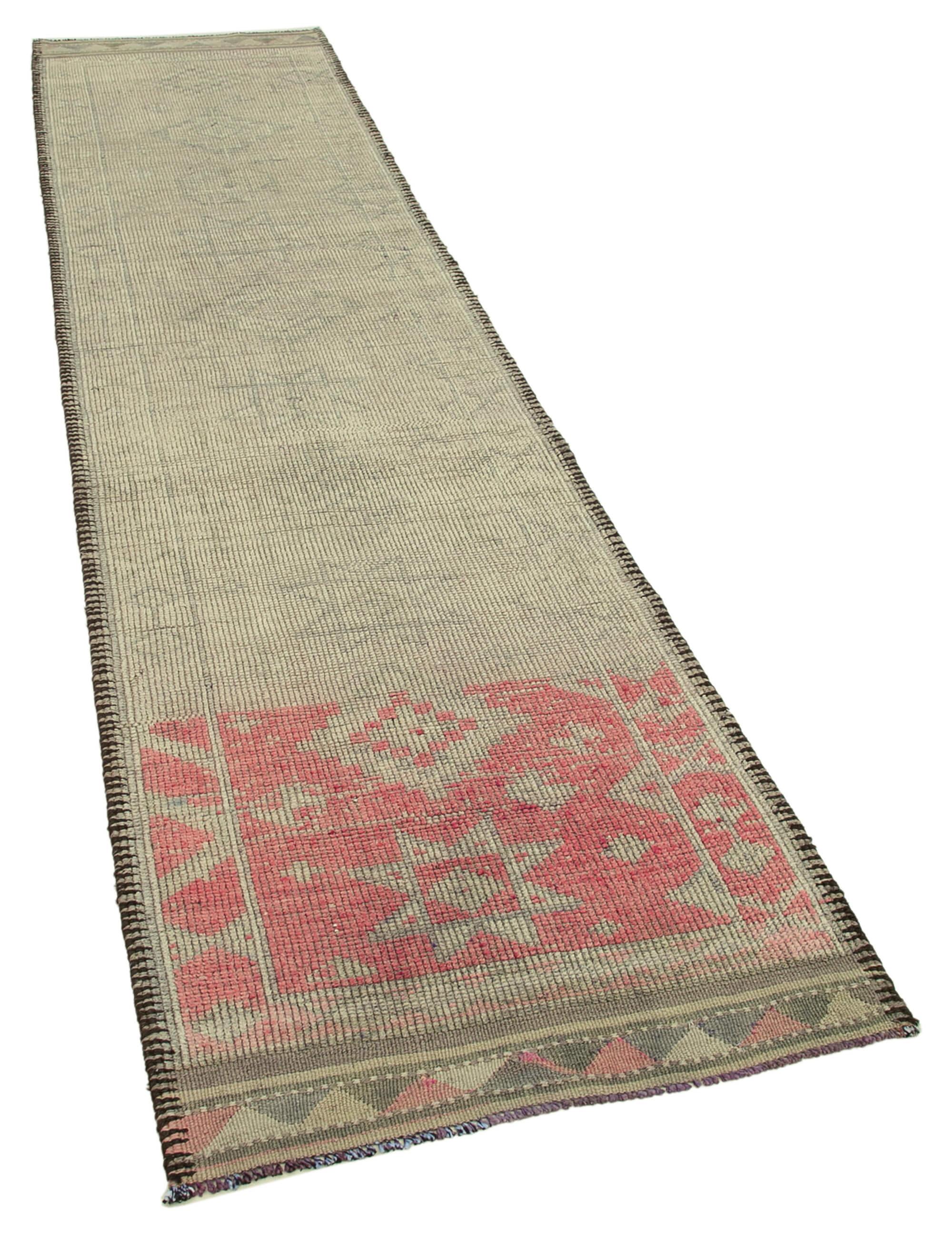 3 x 12 Beige Boho Runner Rugs - 3105