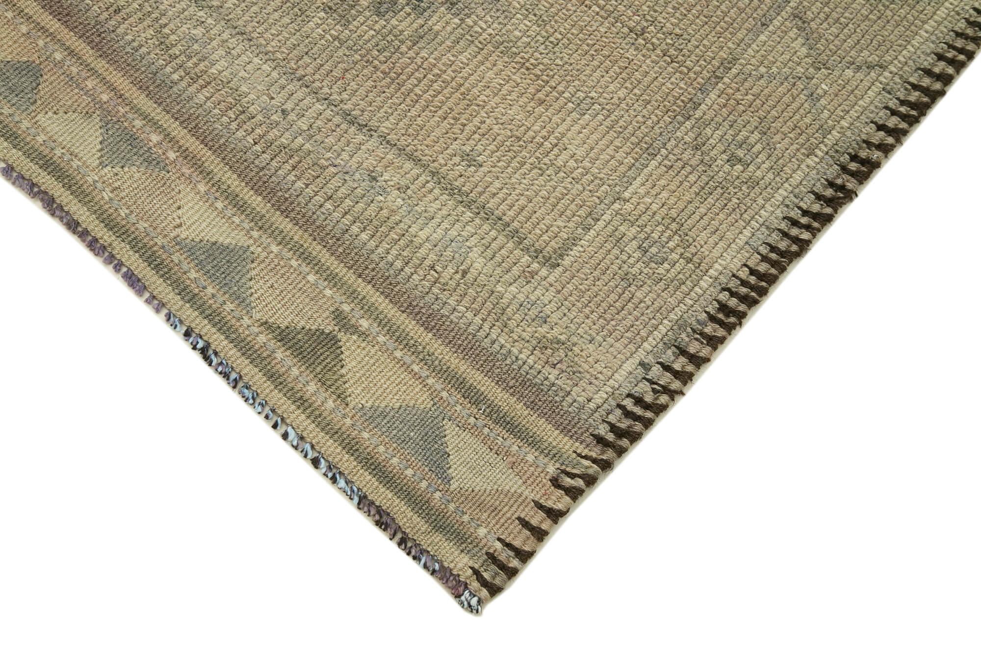 3 x 12 Beige Boho Runner Rugs - 3105