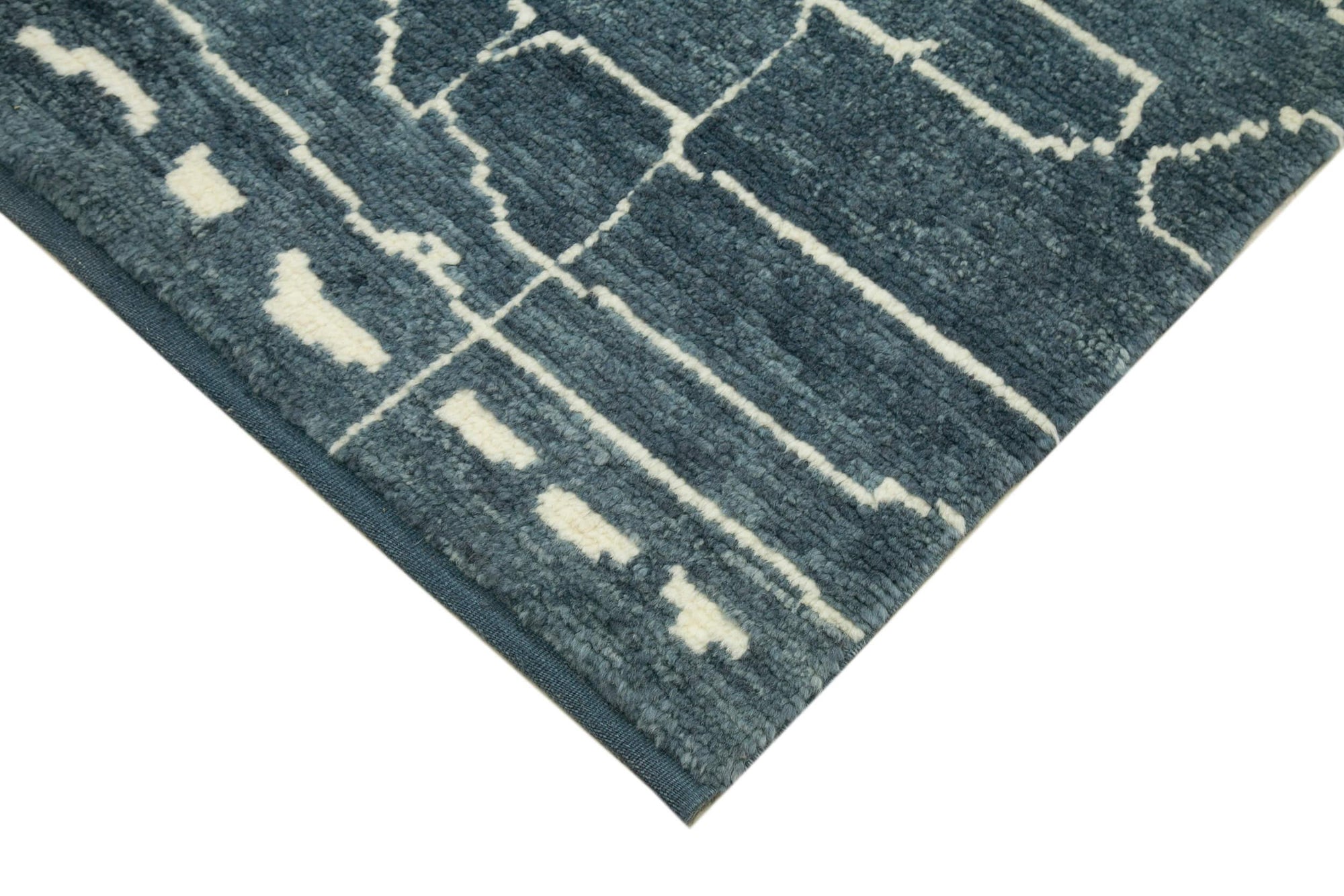 6 x 9 Blue Moroccan Rug - 3127