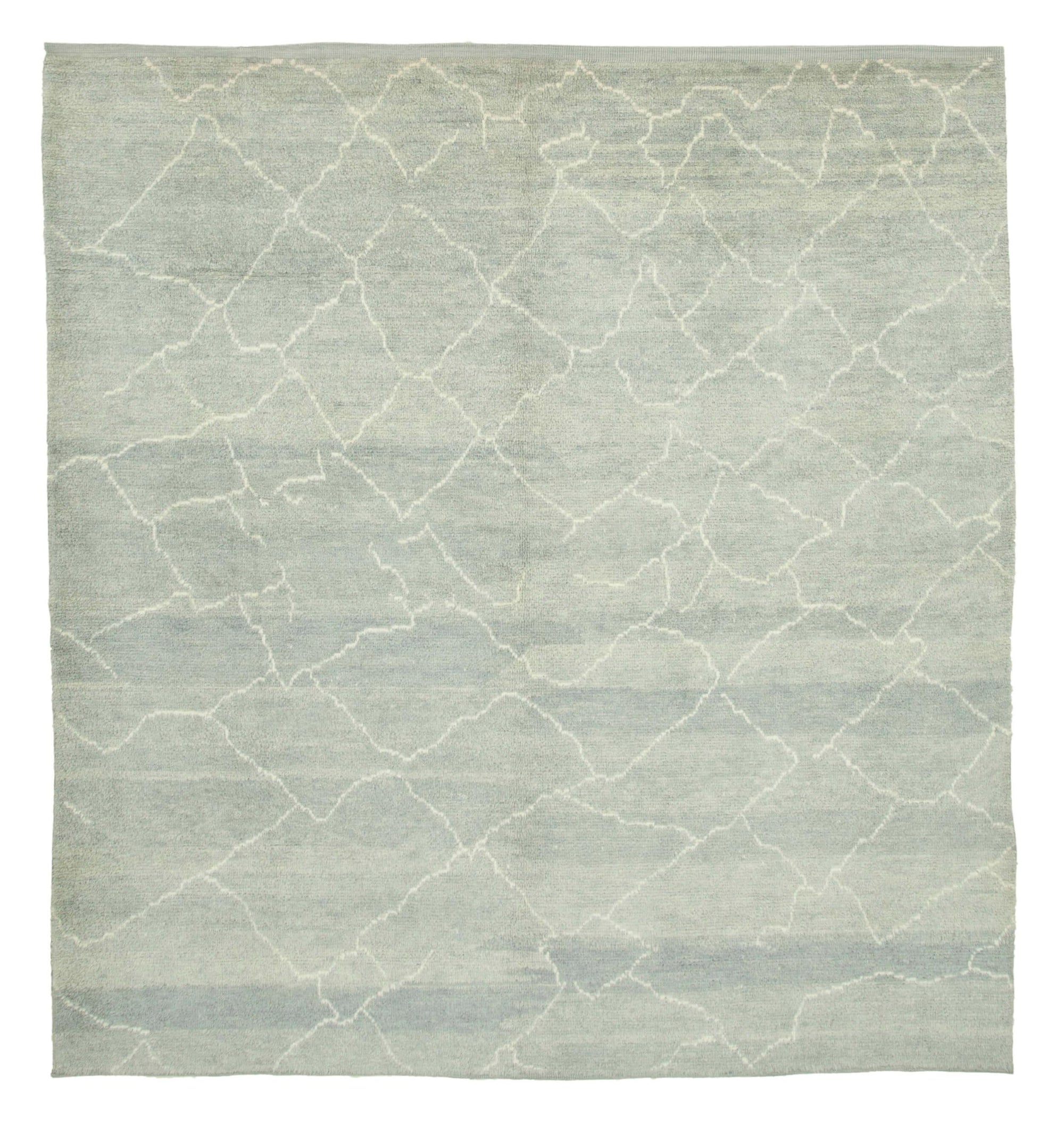 8 x 9 Grey Moroccan Rug - 3128