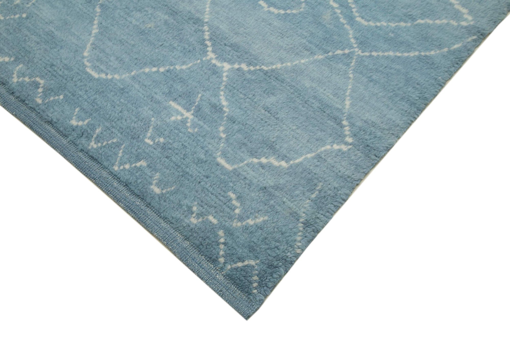 8 x 10 Blue Moroccan Rug - 3131