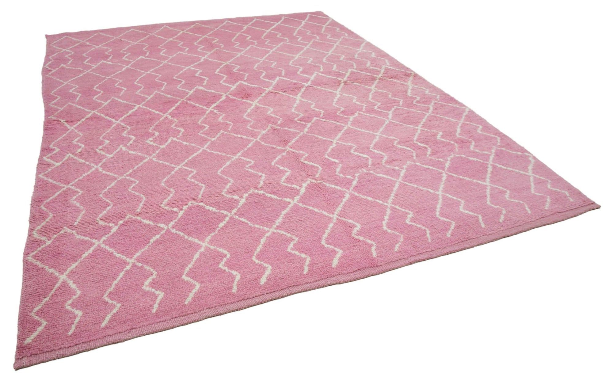 8 x 10 Pink Moroccan Rug - 3132