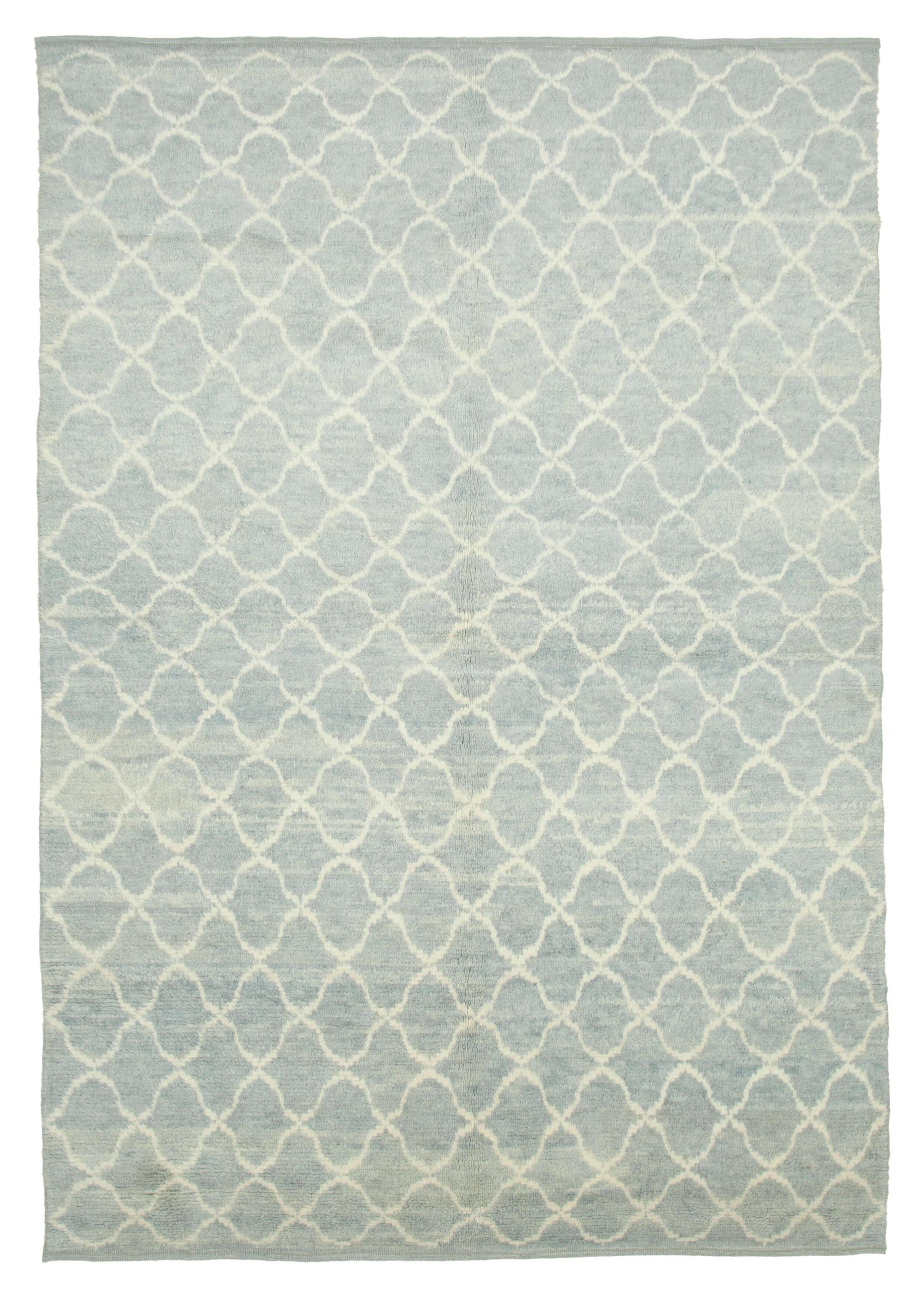 8 x 11 Blue Moroccan Rug - 3133