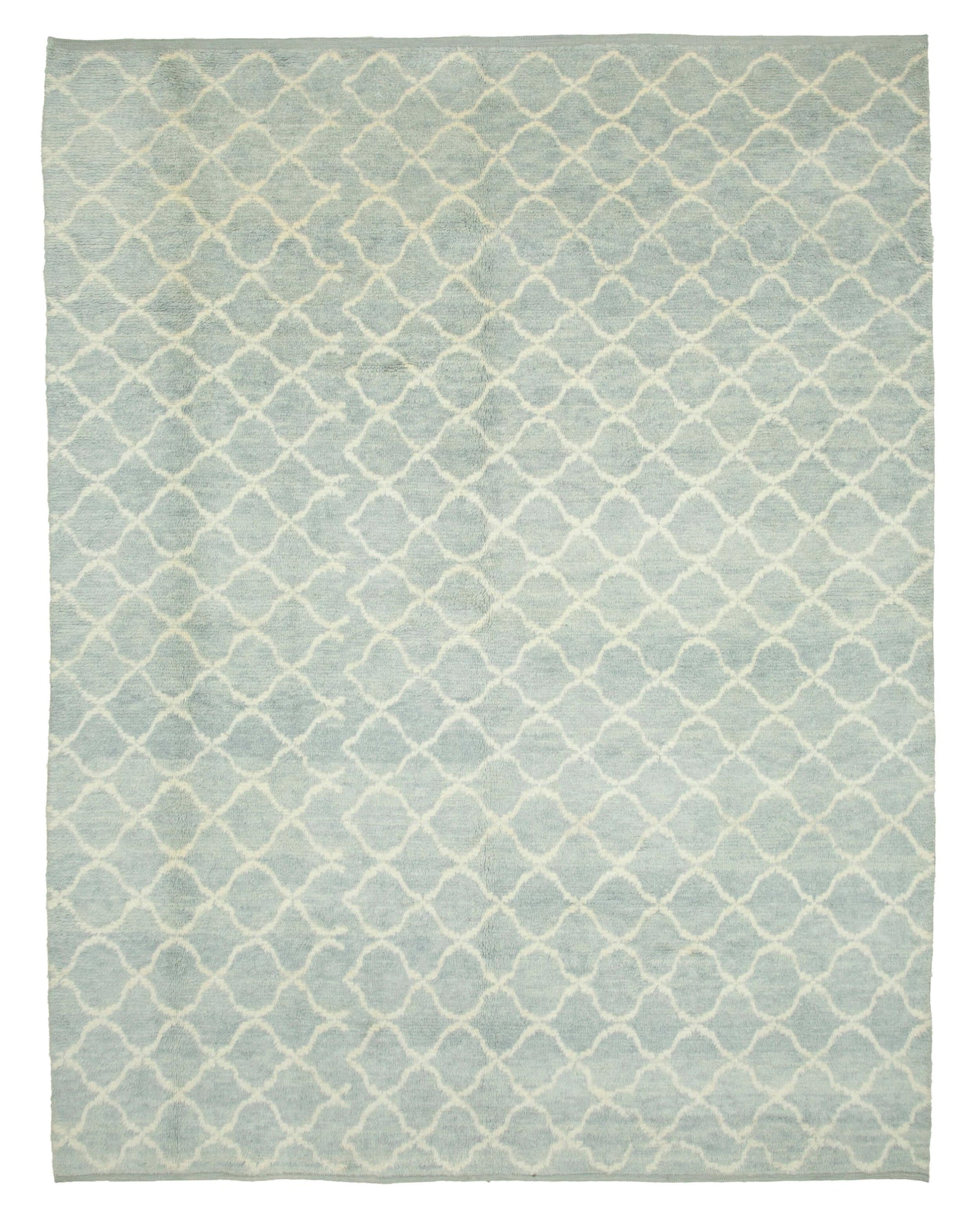 9 x 12 Blue Moroccan Rug - 3136