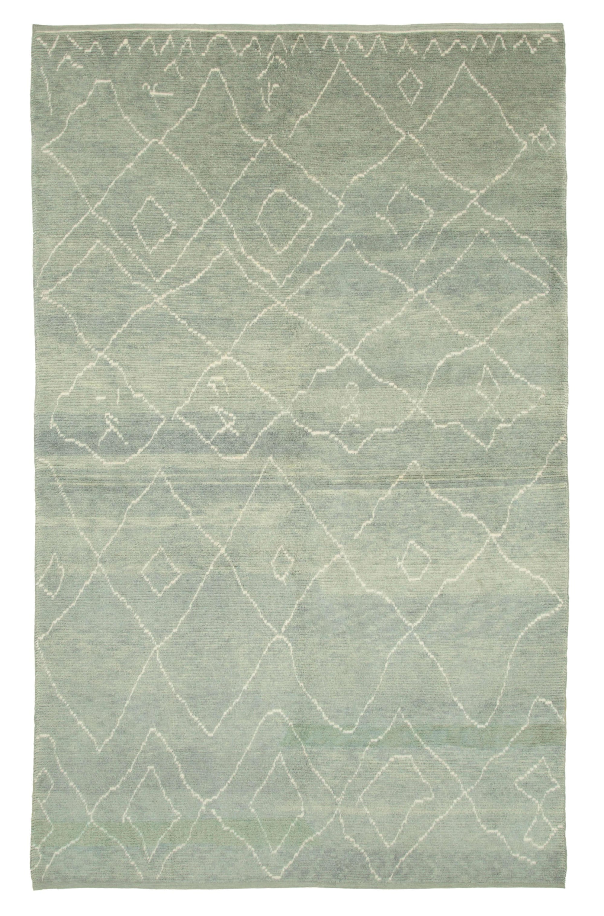 7 x 12 Grey Moroccan Rug - 3137