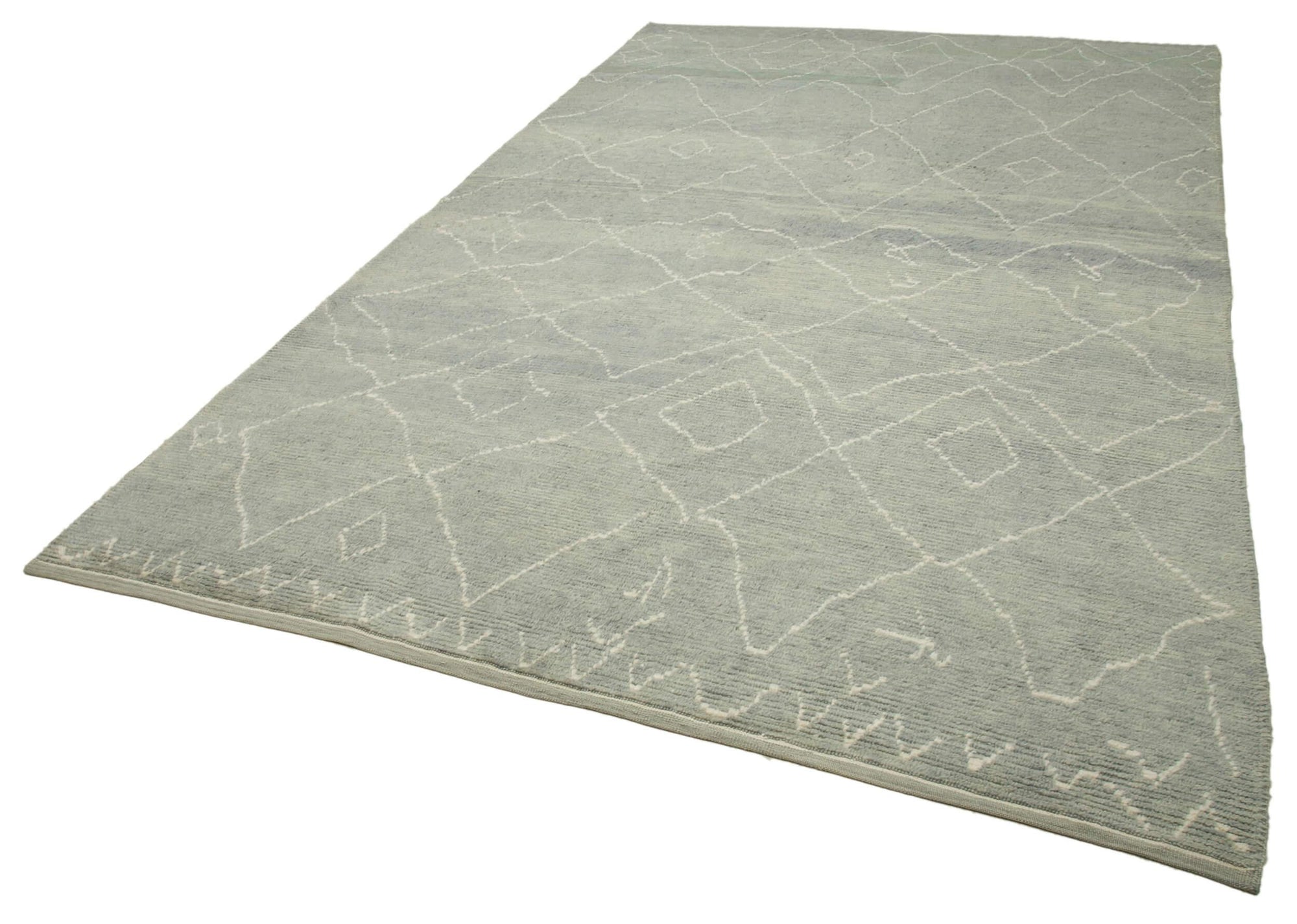 7 x 12 Grey Moroccan Rug - 3137