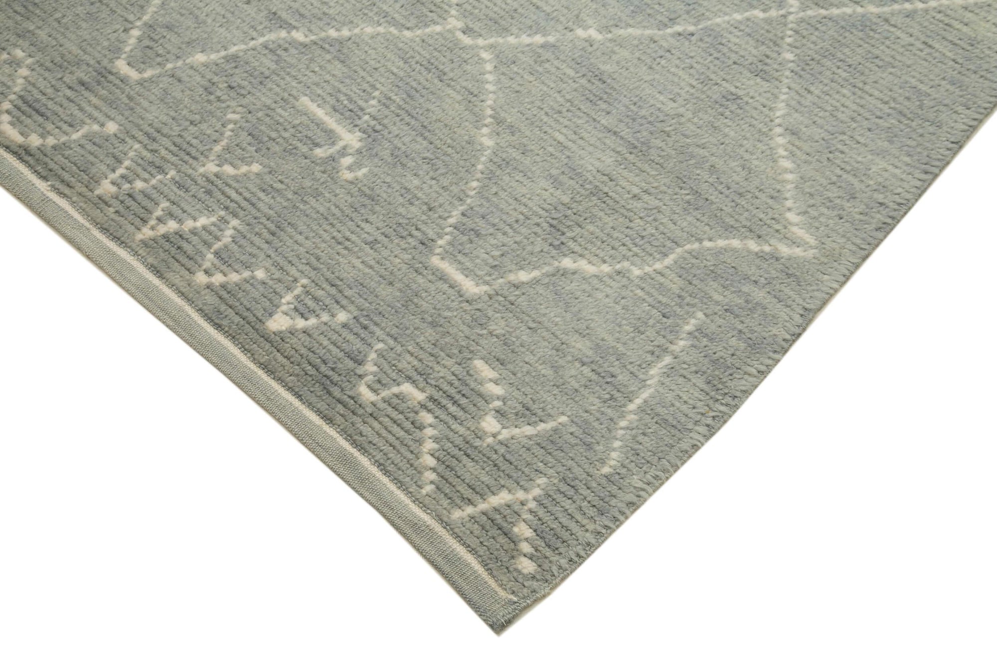 7 x 12 Grey Moroccan Rug - 3137