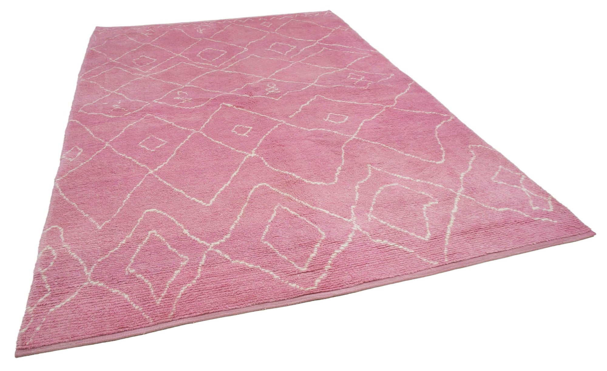 7 x 11 Pink Moroccan Rug - 3145