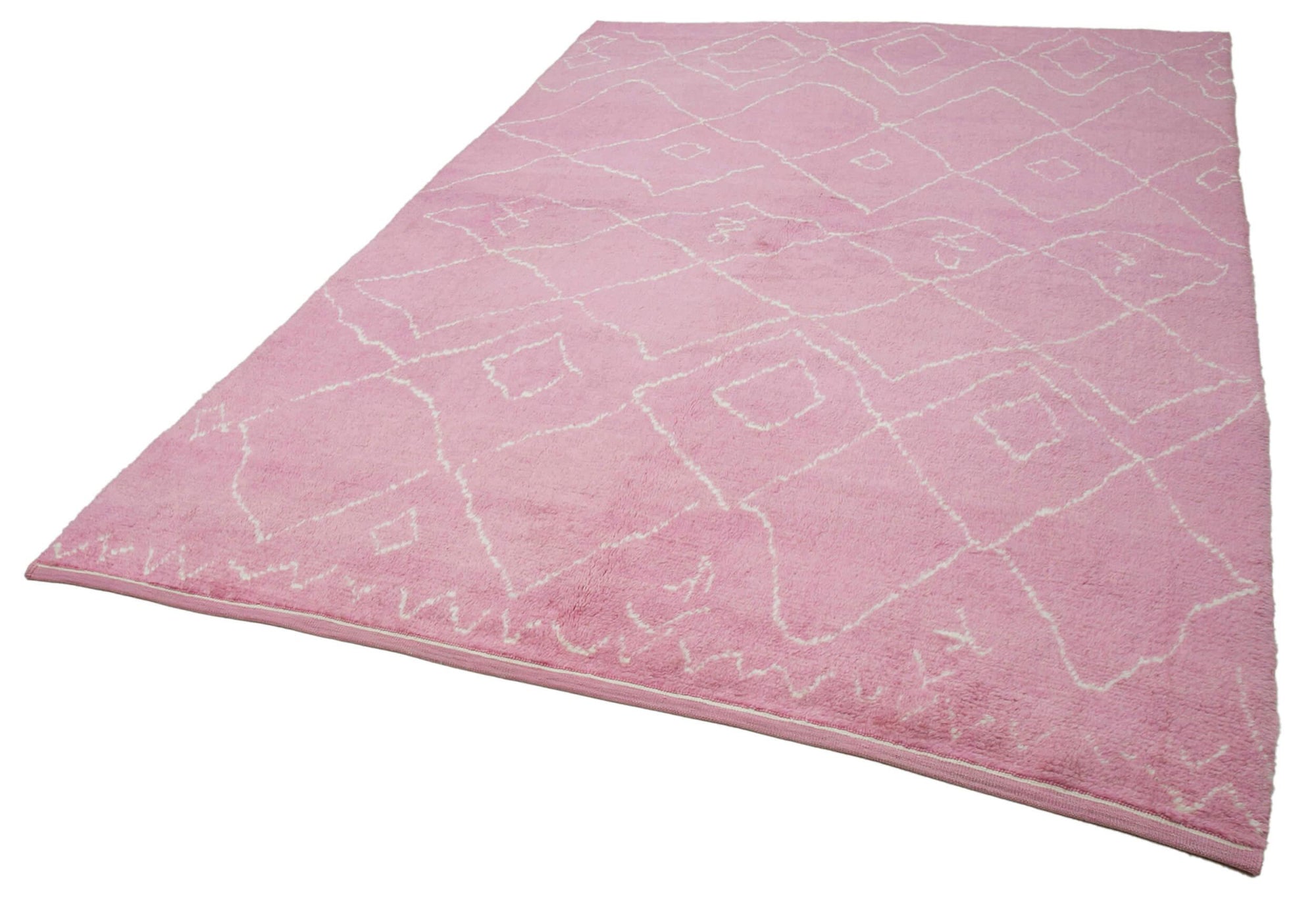 7 x 11 Pink Moroccan Rug - 3145