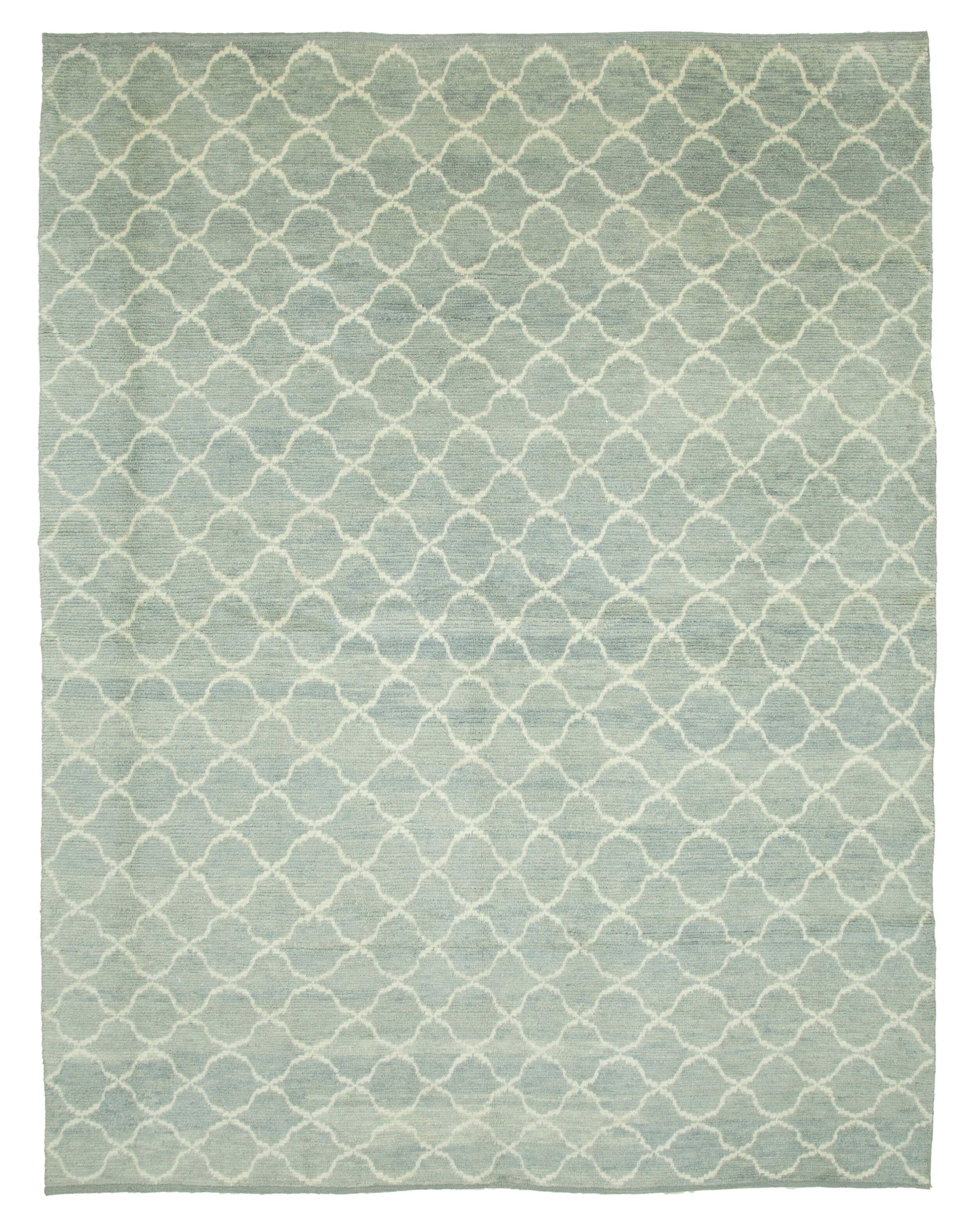 9 x 11 Blue Moroccan Rug - 3147