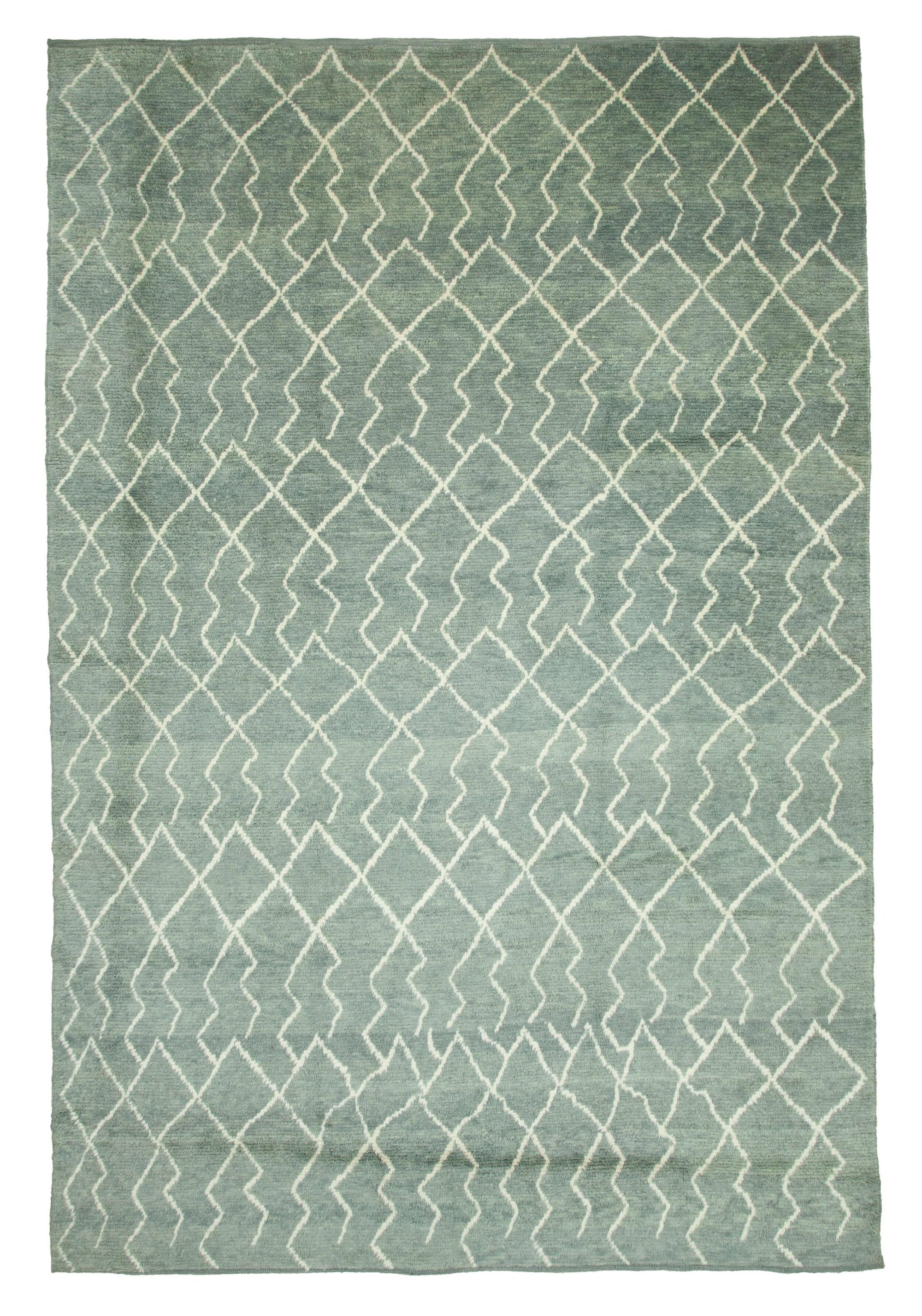 9 x 13 Grey Moroccan Rug - 3151