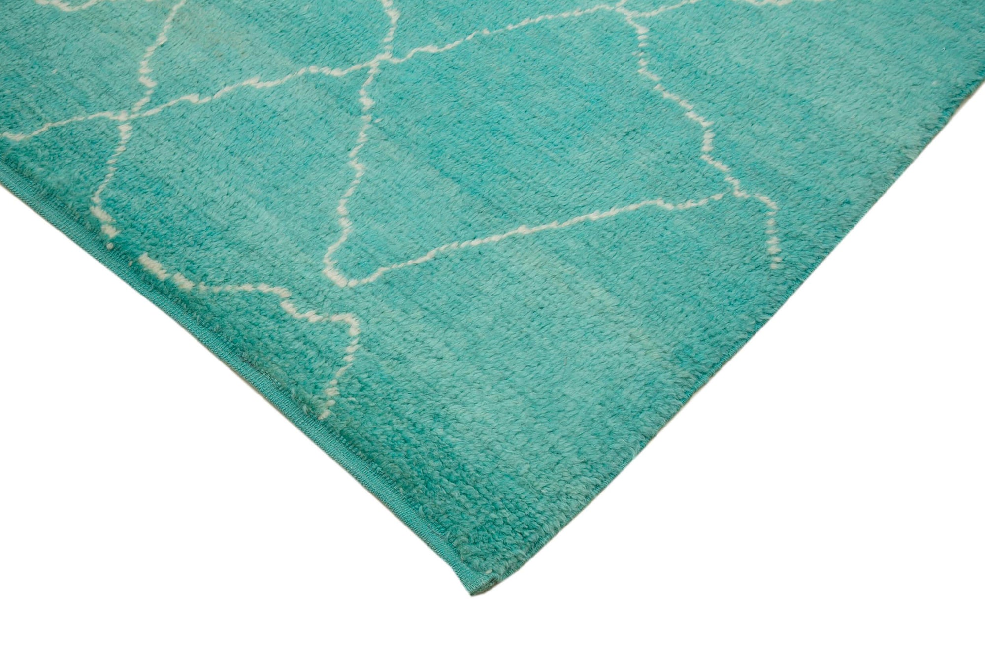 8 x 10 Turquoise Moroccan Rug - 3157