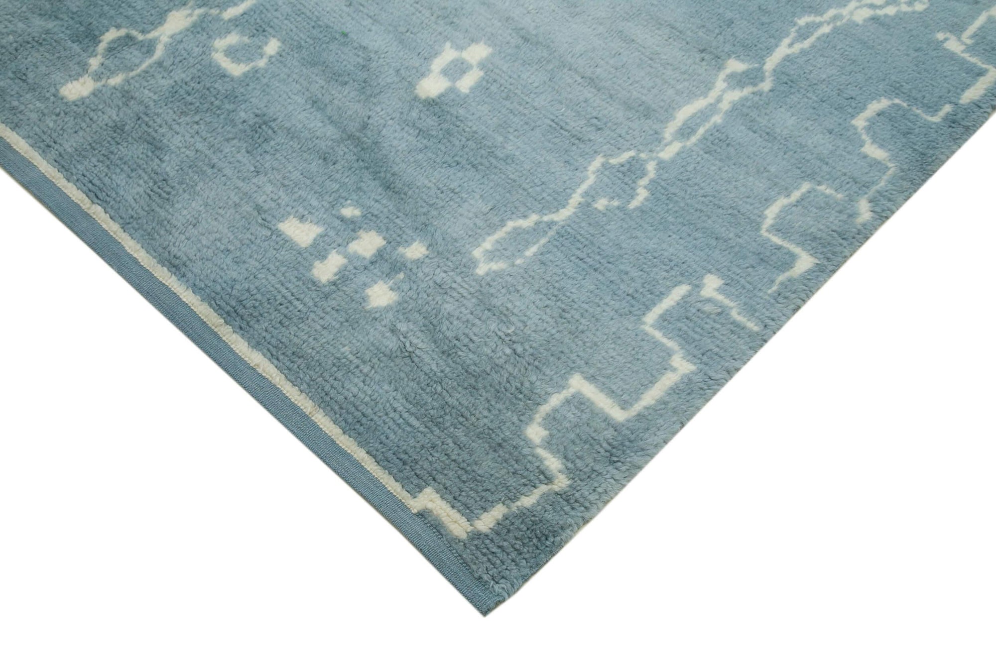 6 x 11 Blue Moroccan Rug - 3159