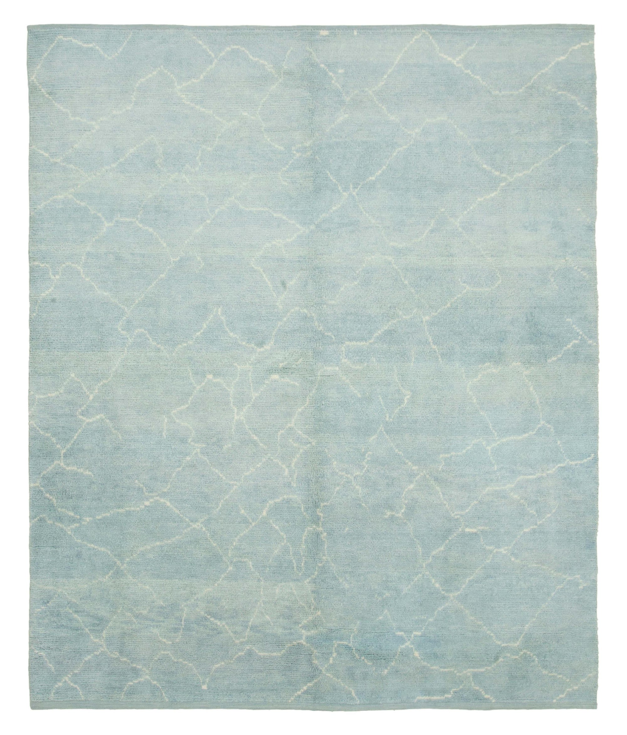 8 x 9 Blue Moroccan Rug - 3163