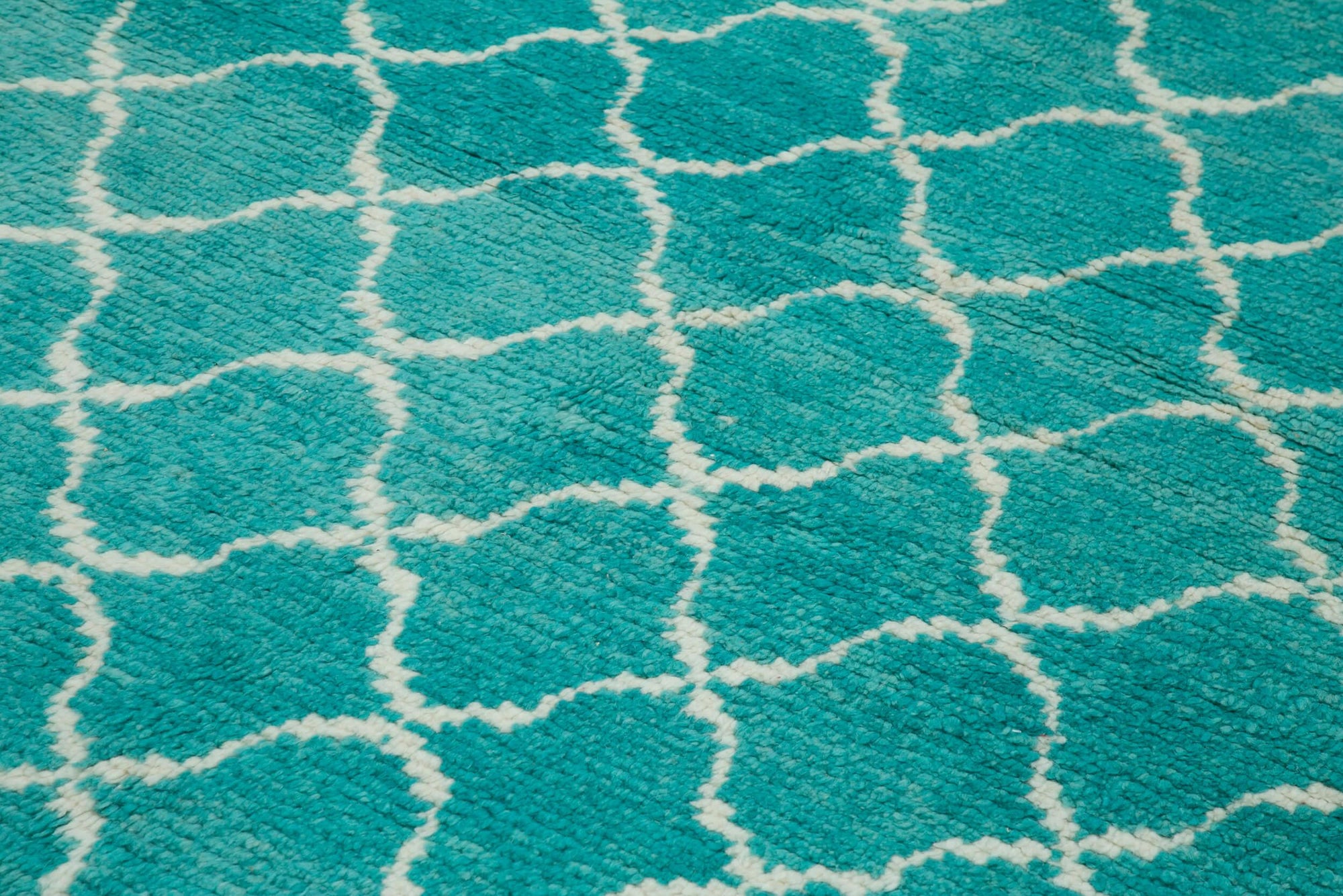 8 x 11 Turquoise Moroccan Rug - 3165