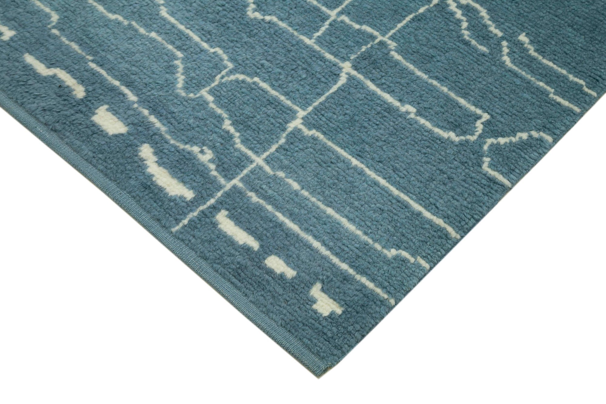 6 x 9 Blue Moroccan Rug - 3168