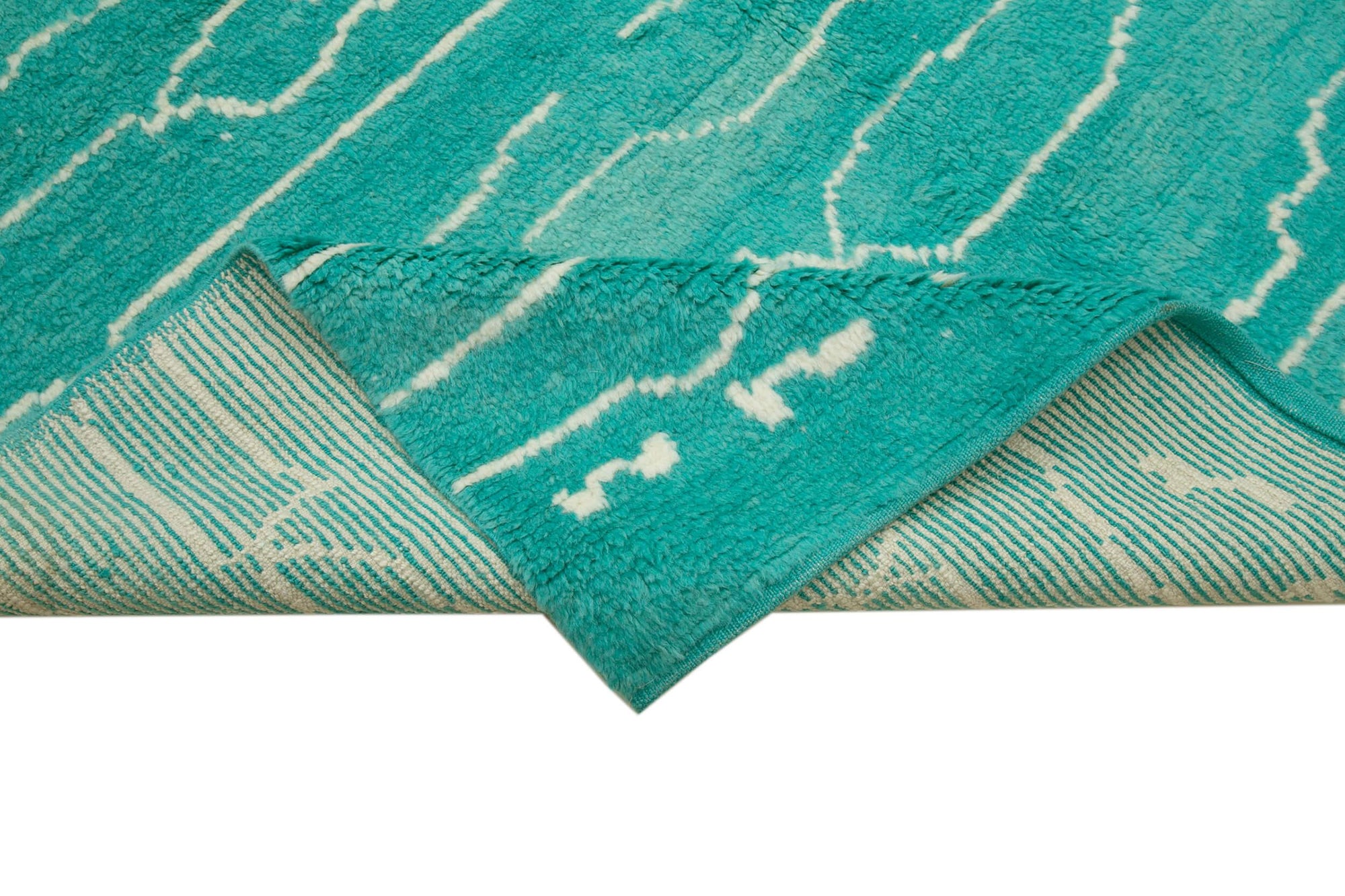 6 x 10 Turquoise Moroccan Rug - 3169