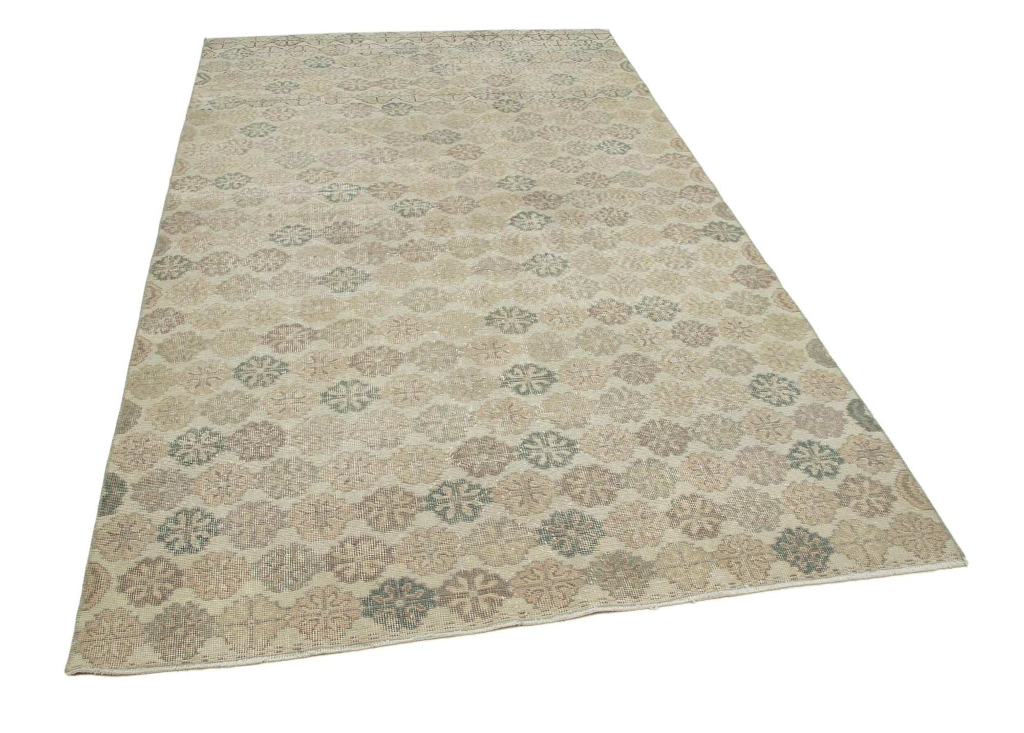 5 x 9 Beige Bohemian Rug  - 3176