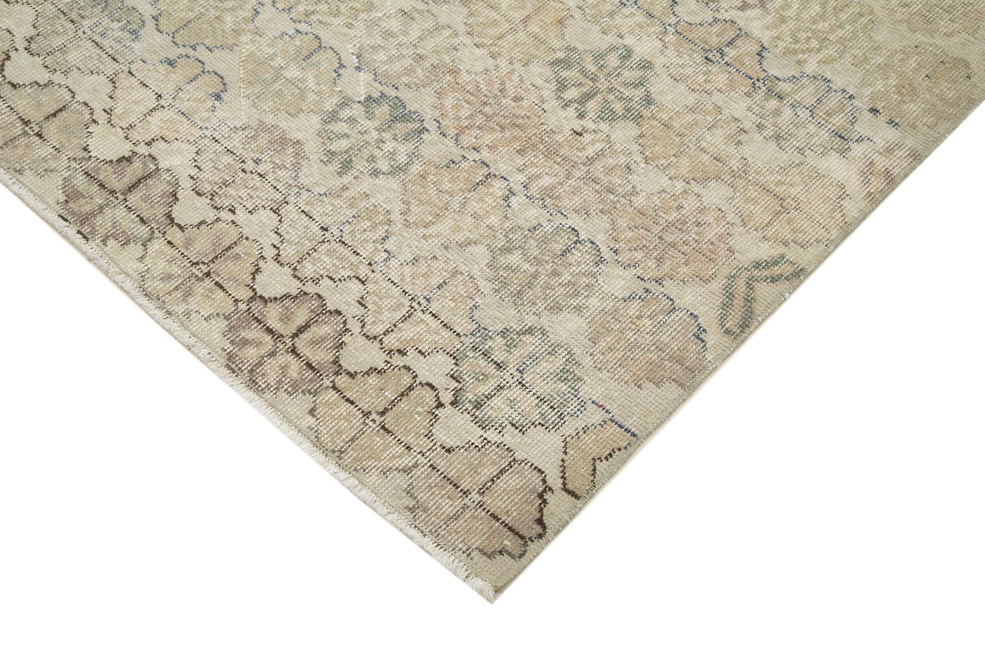 5 x 9 Beige Bohemian Rug  - 3176