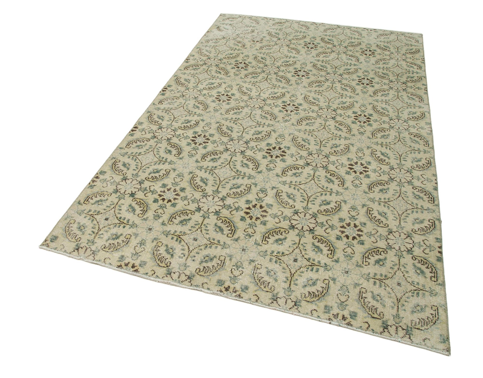 5 x 8 Beige Bohemian Rug  - 3179