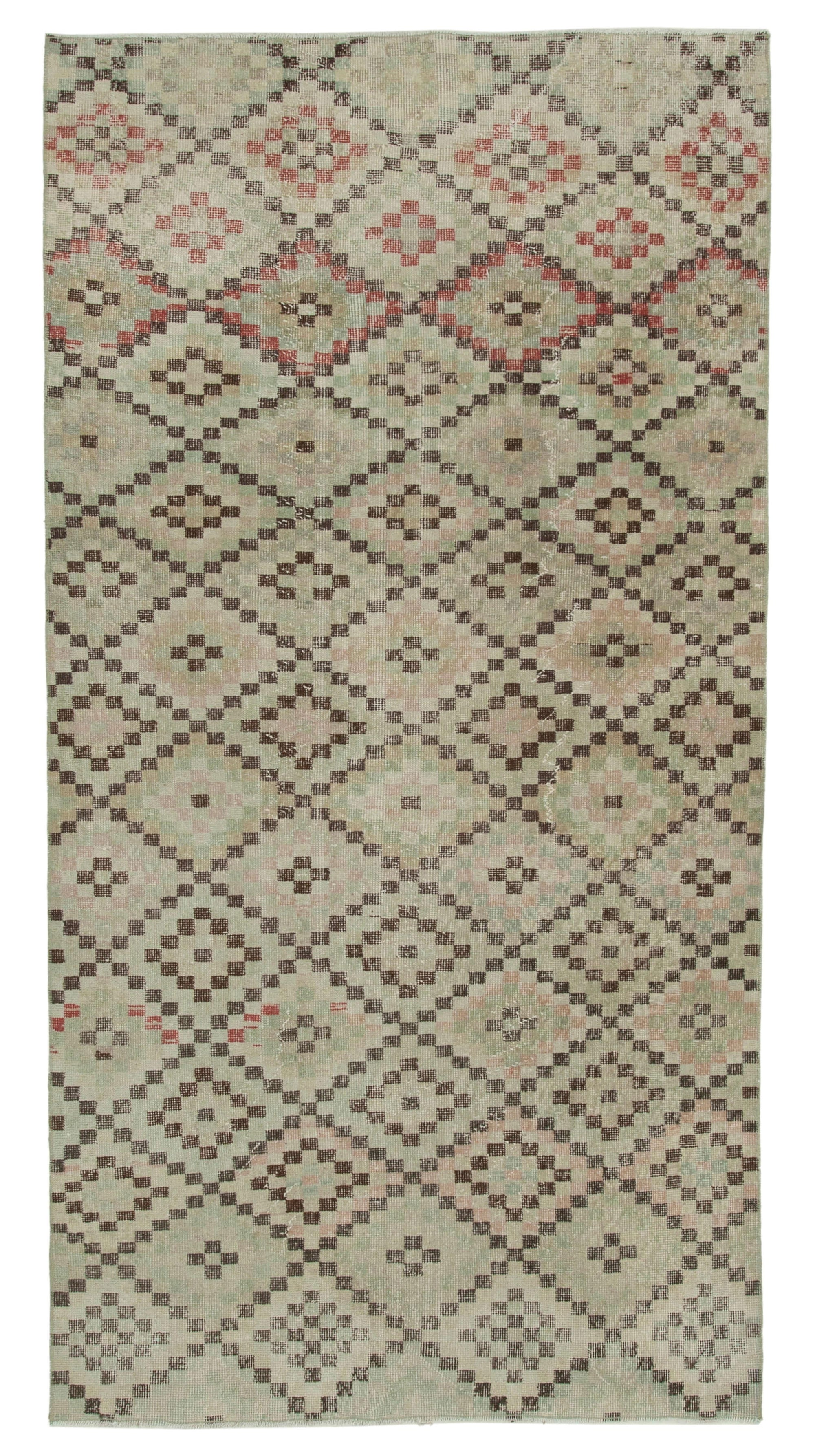 4 x 8 Beige Bohemian Rug  - 3180