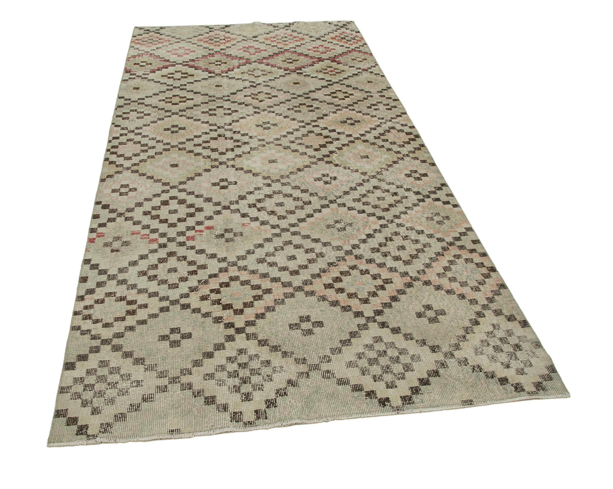 4 x 8 Beige Bohemian Rug  - 3180