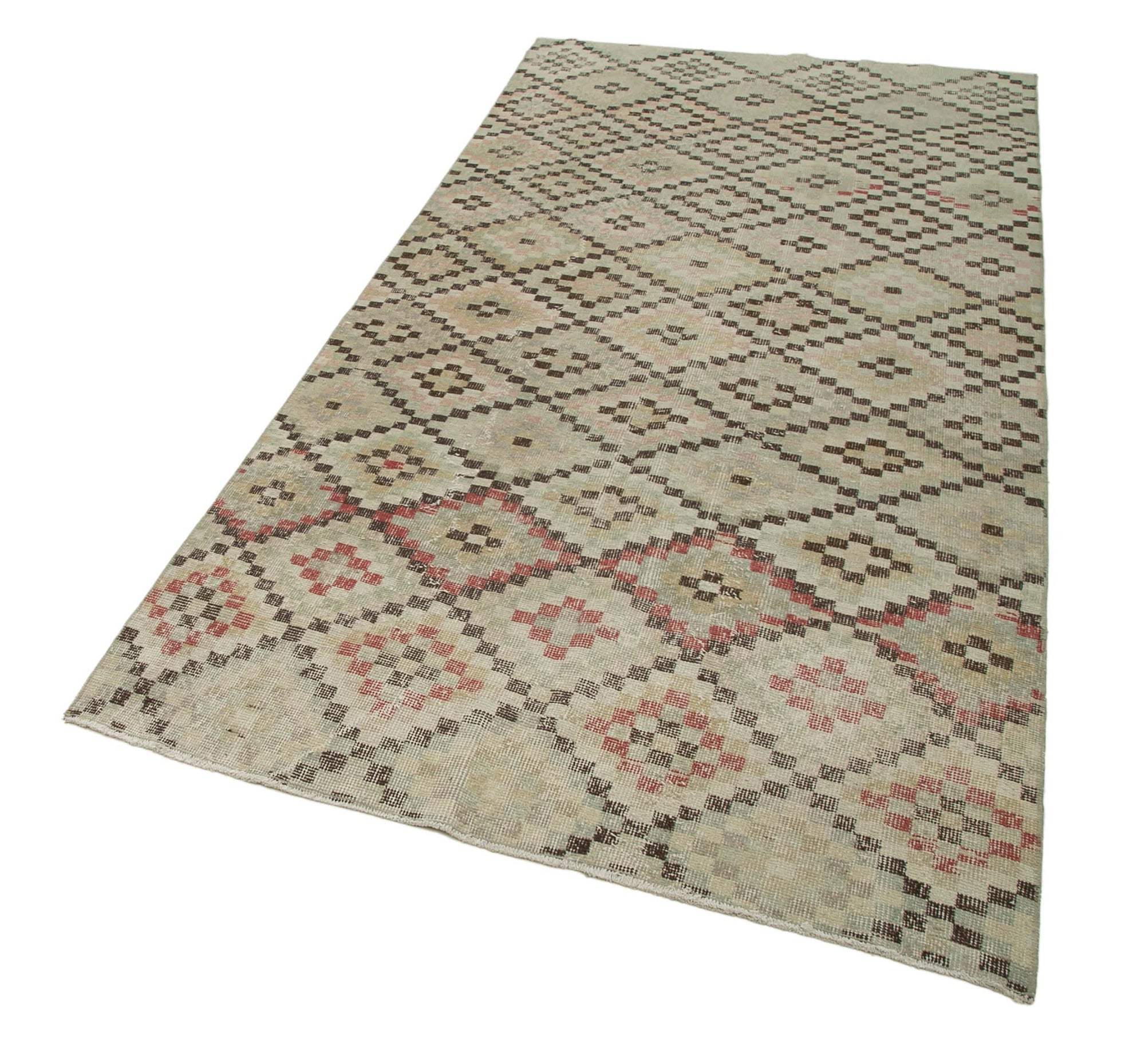 4 x 8 Beige Bohemian Rug  - 3180